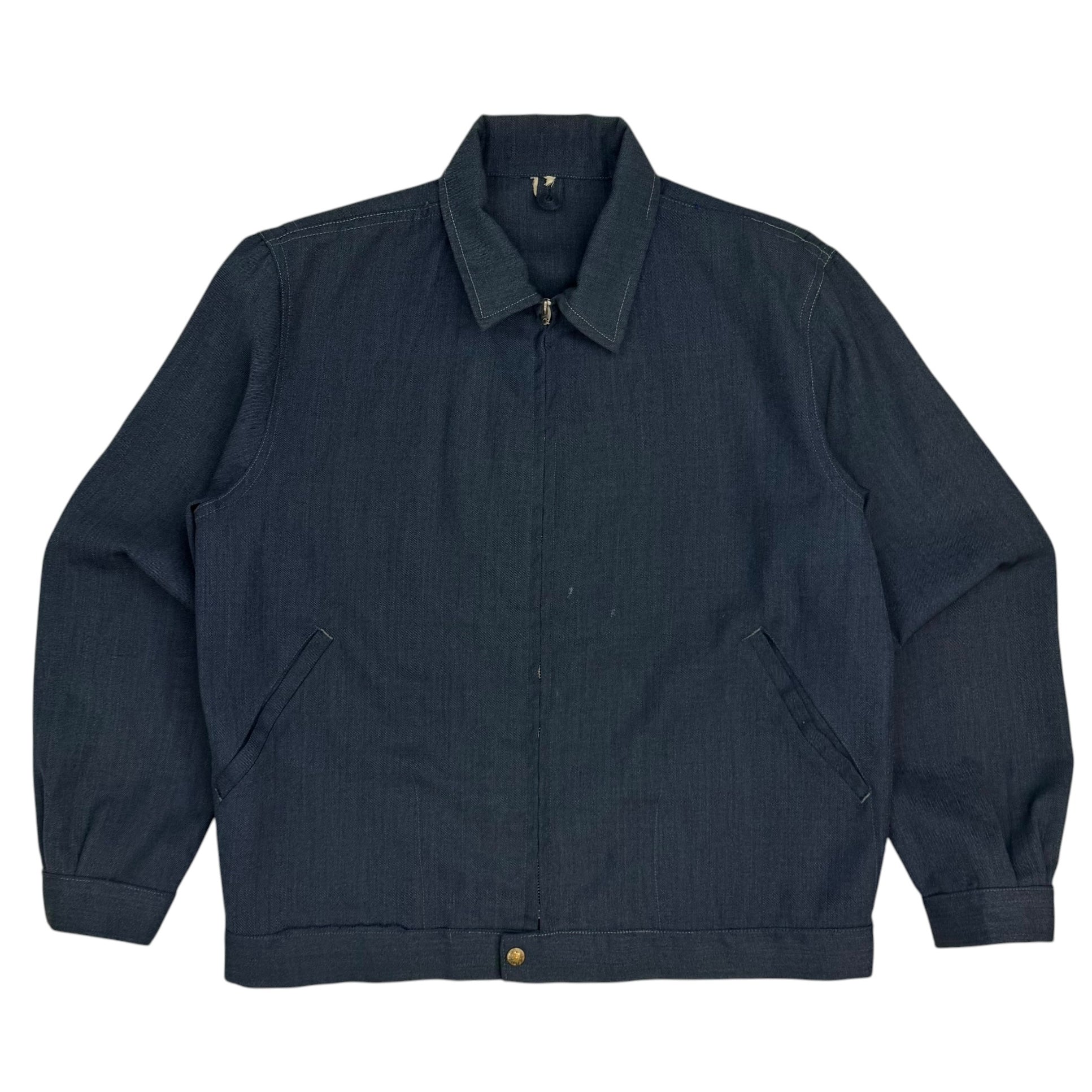 60s GWG Denim Zip Up Jacket Indigo
