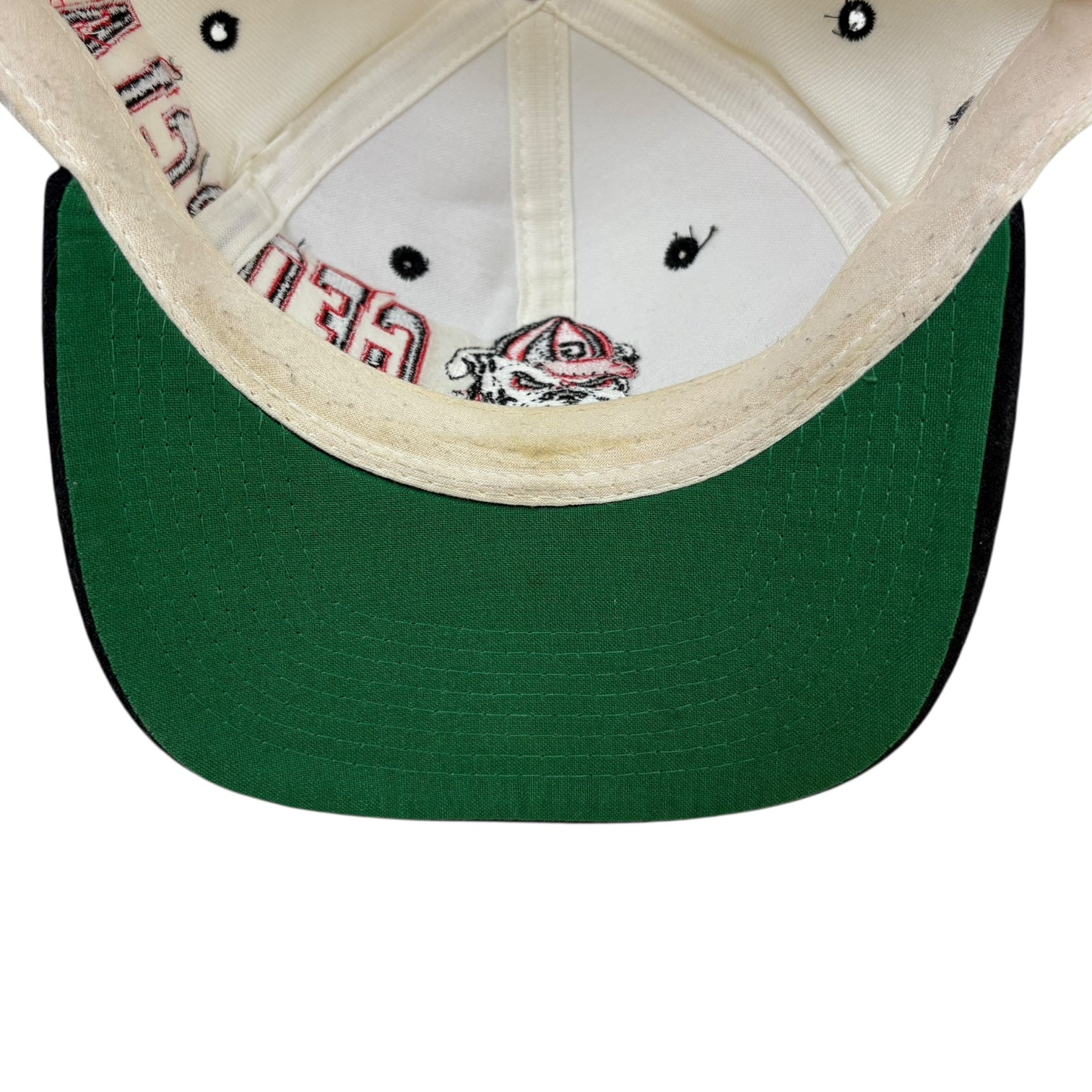 Vintage Apex Georgia Bulldogs SnapBack Hat White