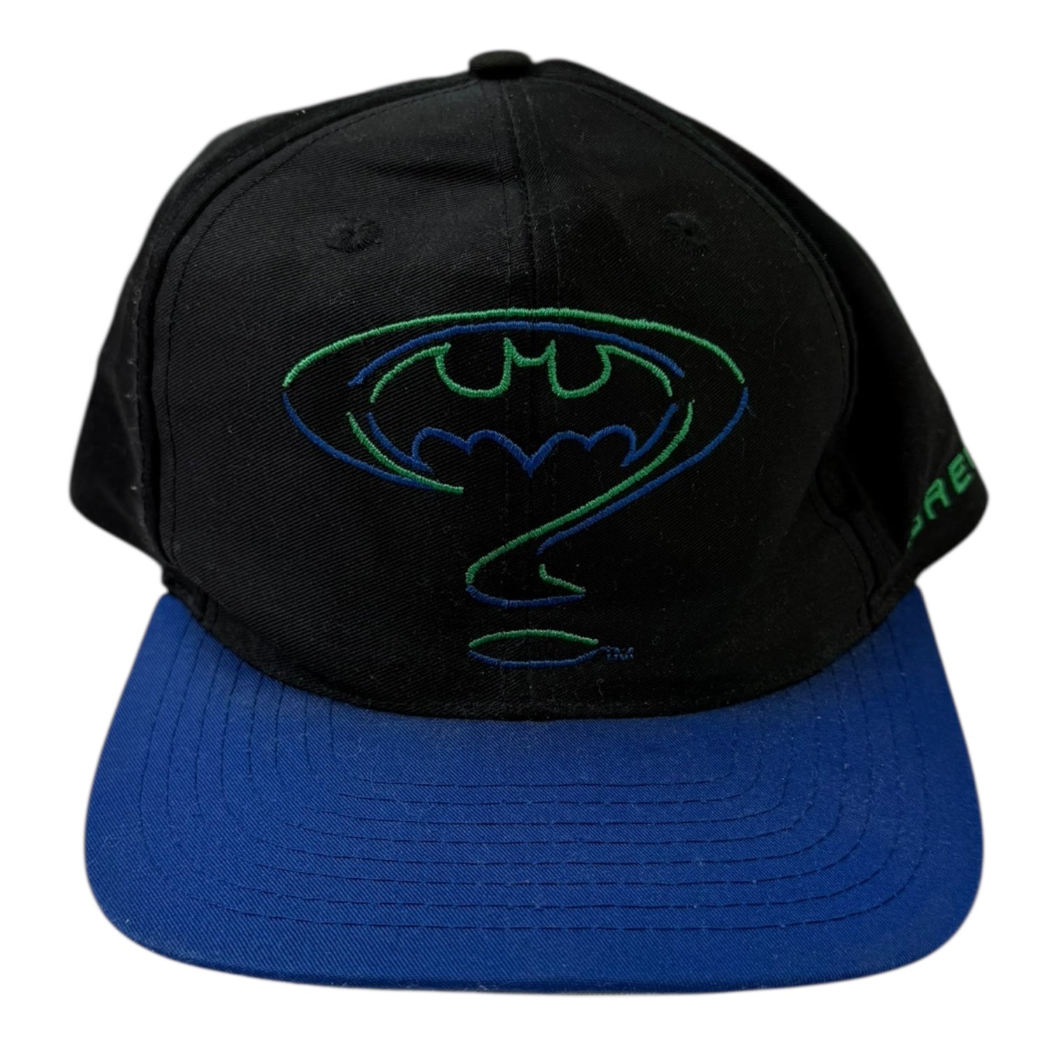 Vintage 1994 Batman Forever Snapback Hat Black