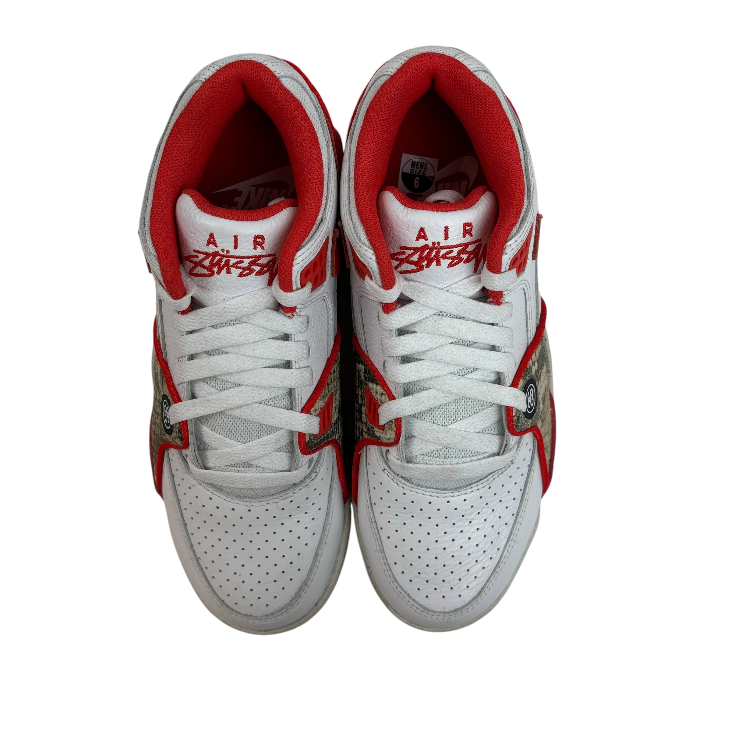 Stussy x Nike Air Flight ‘89 Low SP Habanero Red (Used)