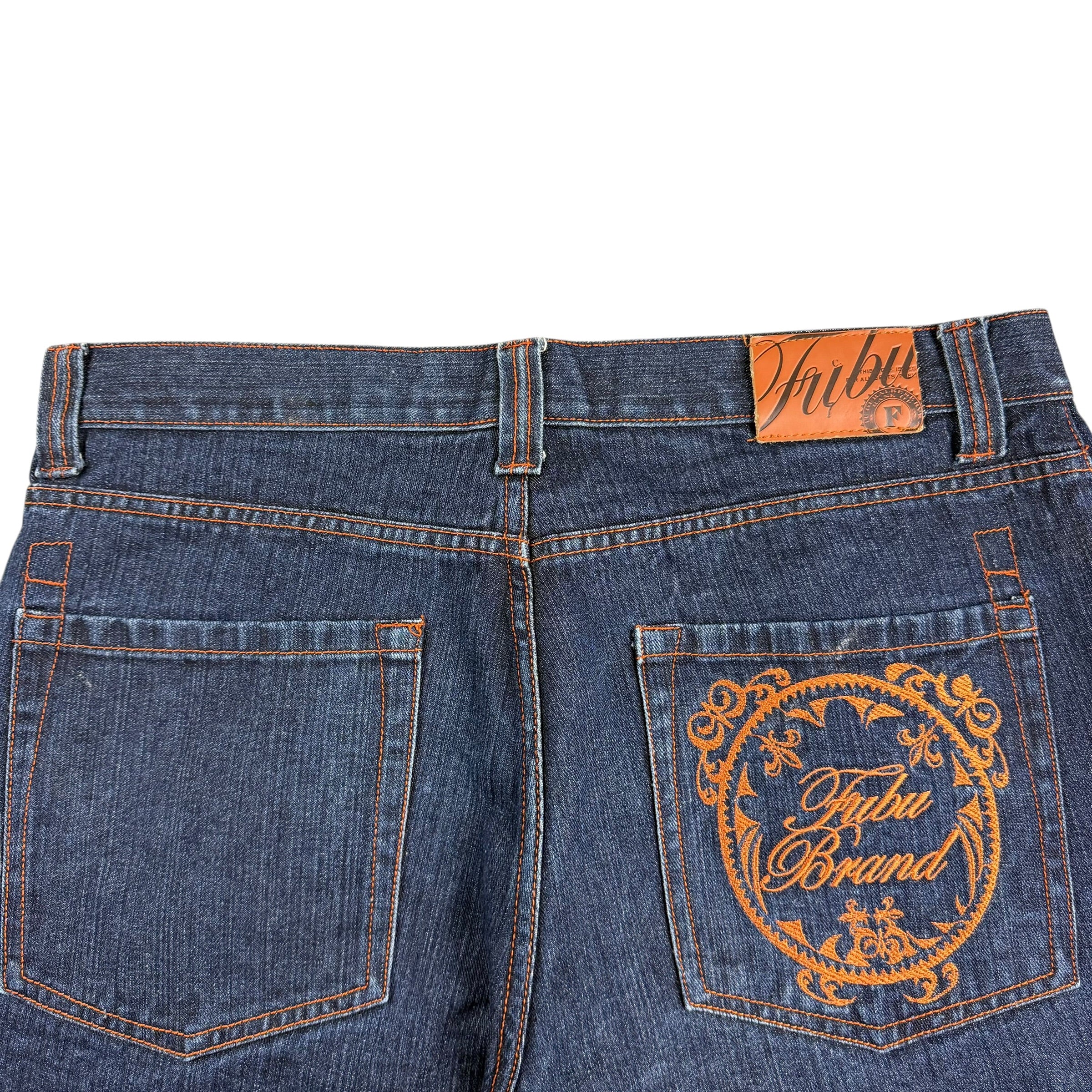 Vintage Fubu The Collection Denim Shorts Blue