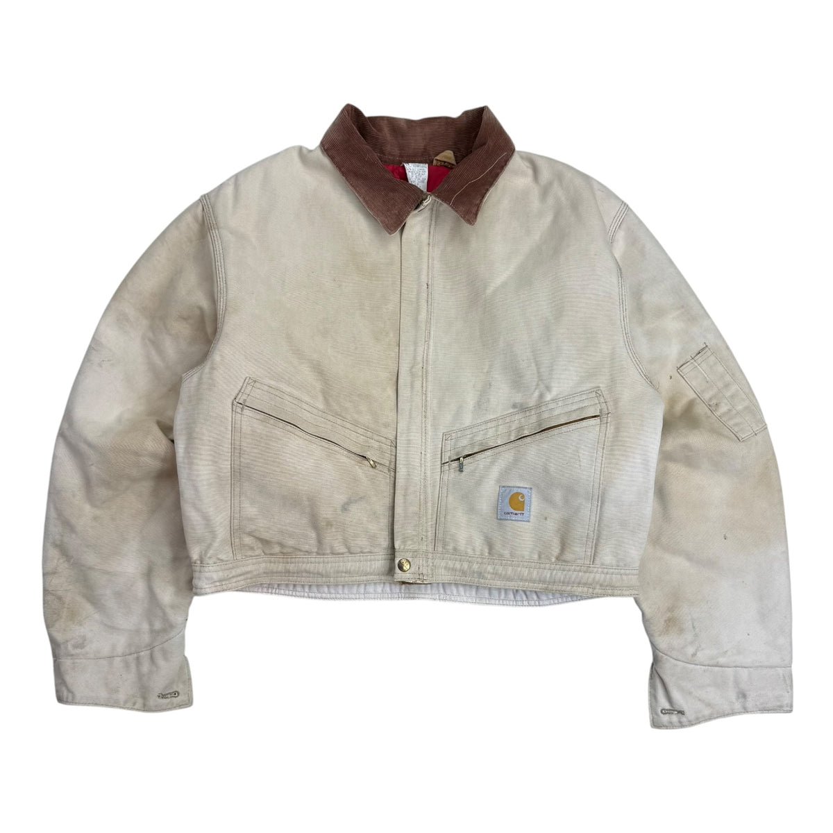 Vintage Carhartt Custom Cropped Jacket Bone