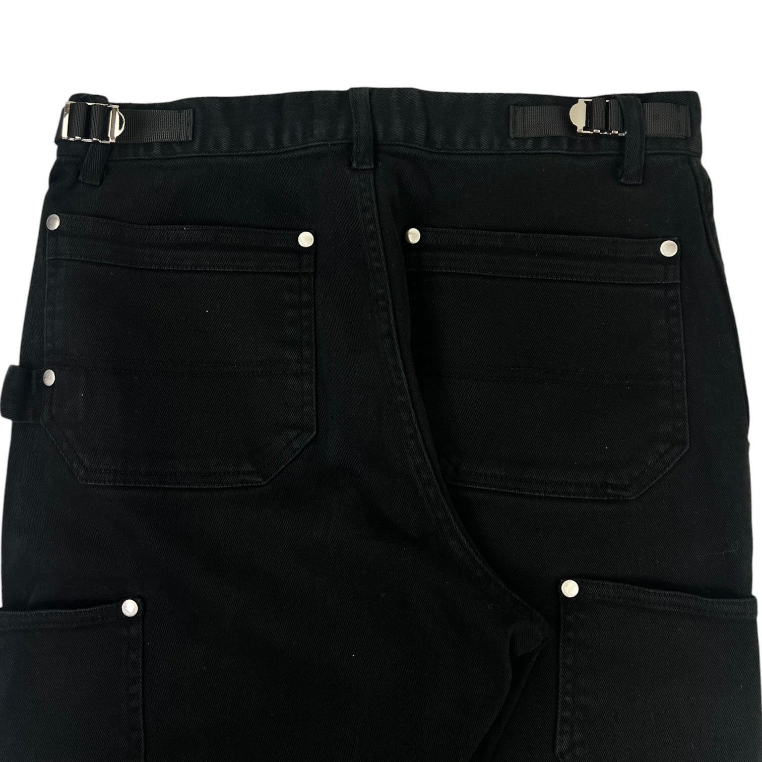 Vuja De Backzip Flared Carpenter Pants Black