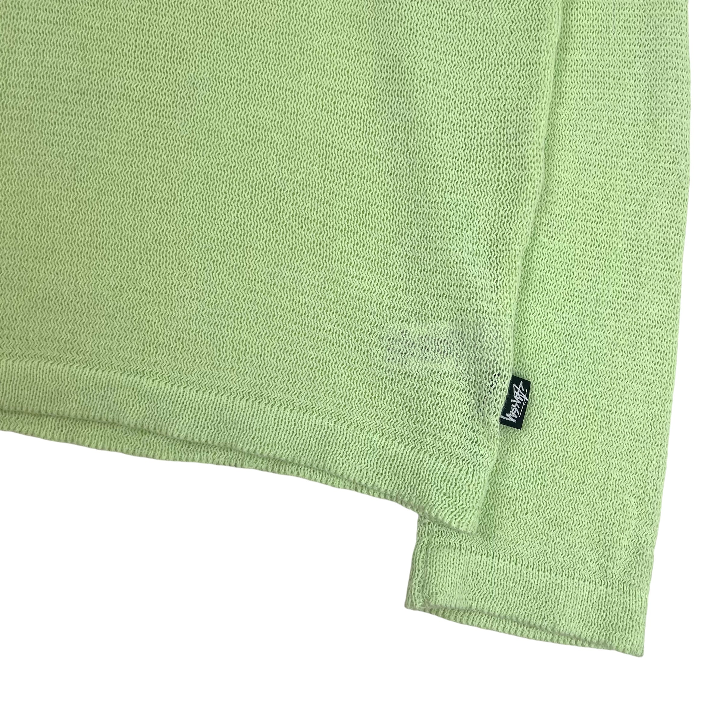 Stussy Light Sensitive Knit Sweater Green