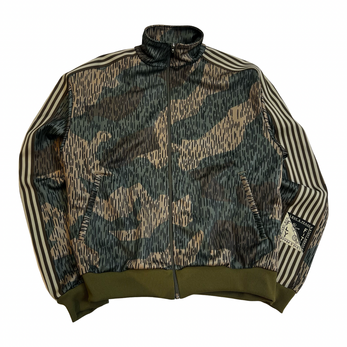 KAPITAL Smooth Jersey Rain Camo Track Jacket