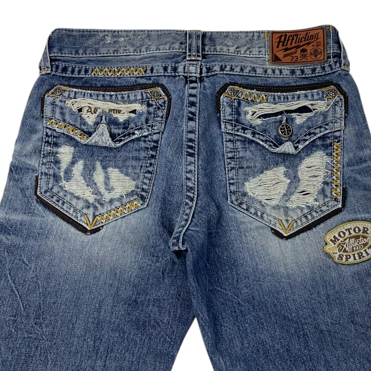 Vintage Y2K Affliction Embroidered Bottoms