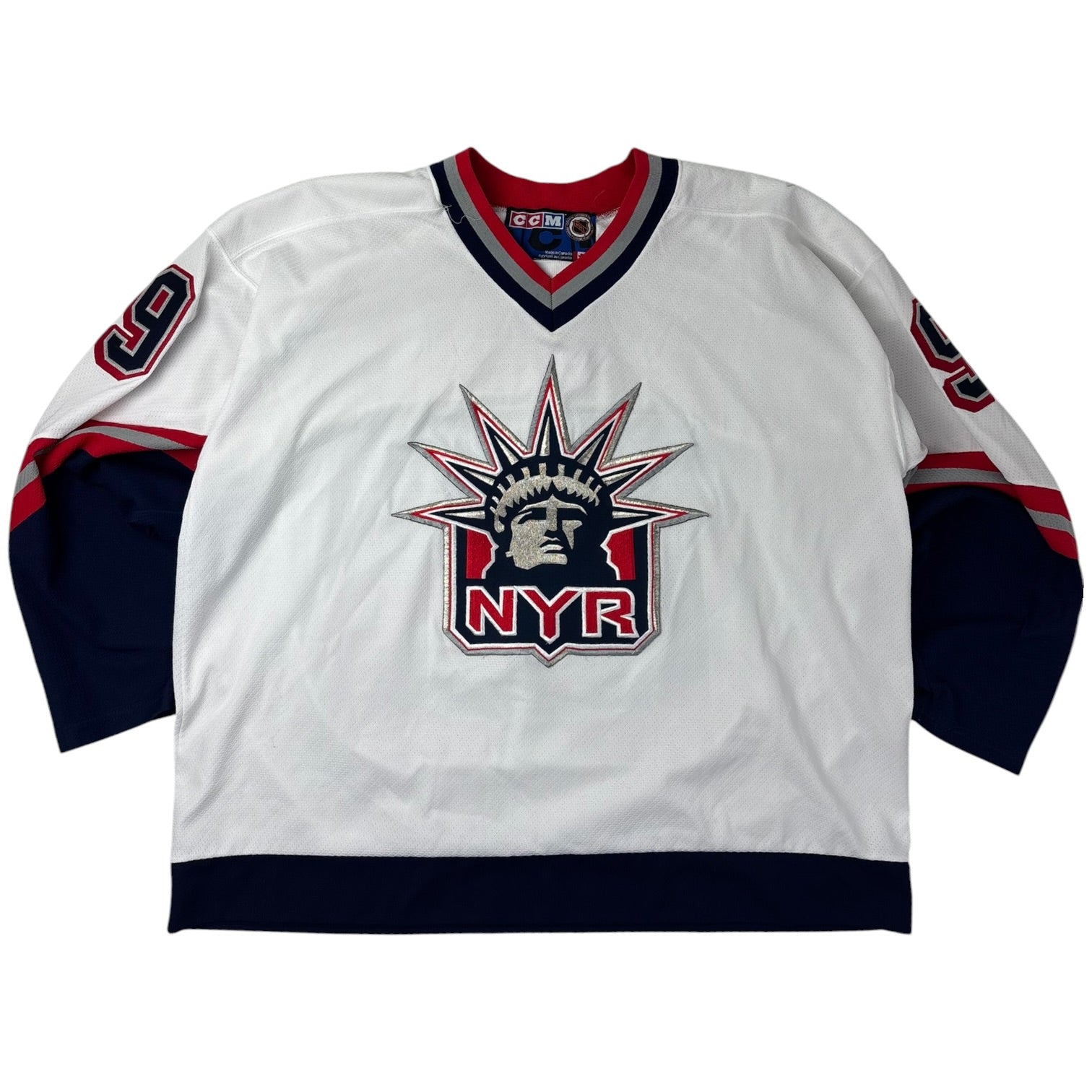 Vintage New York Rangers Gretzky CCM Jersey