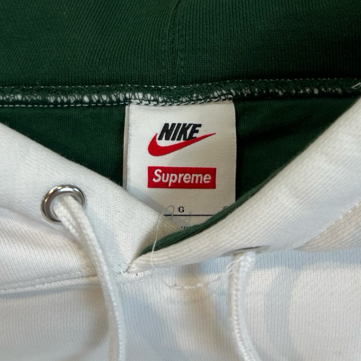 Supreme x Nike Hooded Sweatshirt White
