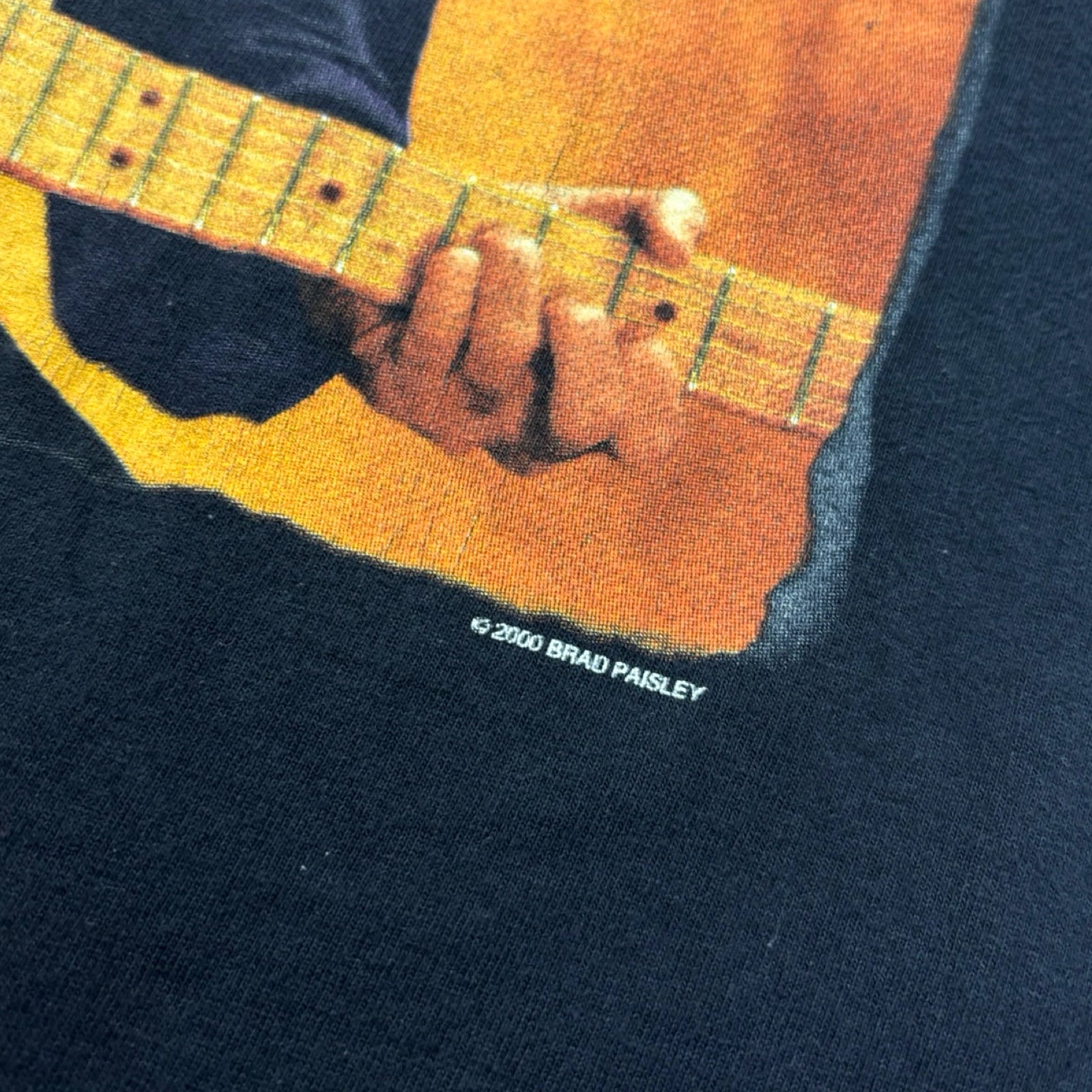 2000 Brad Paisley Tour T-Shirt Dark Navy