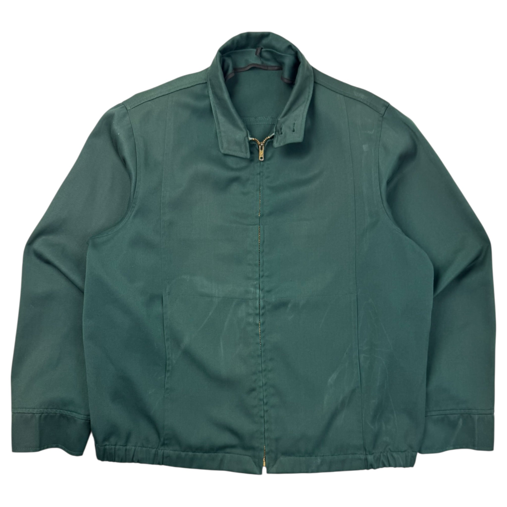 Vintage Paneled Hidden Pocket Light Jacket Forest