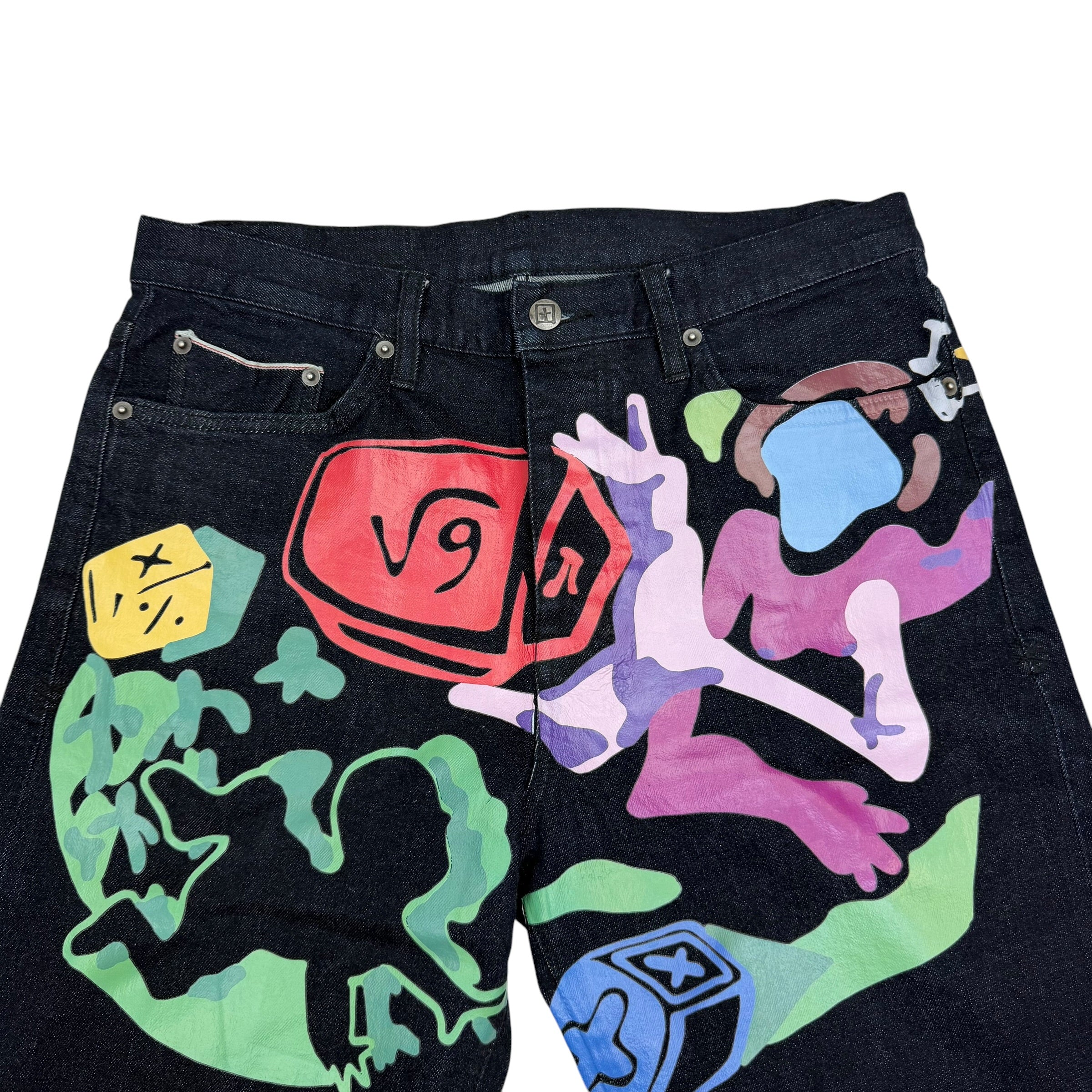Ksubi X HidjiWorld Anti K Community Raw Denim Selvedge Jeans Black