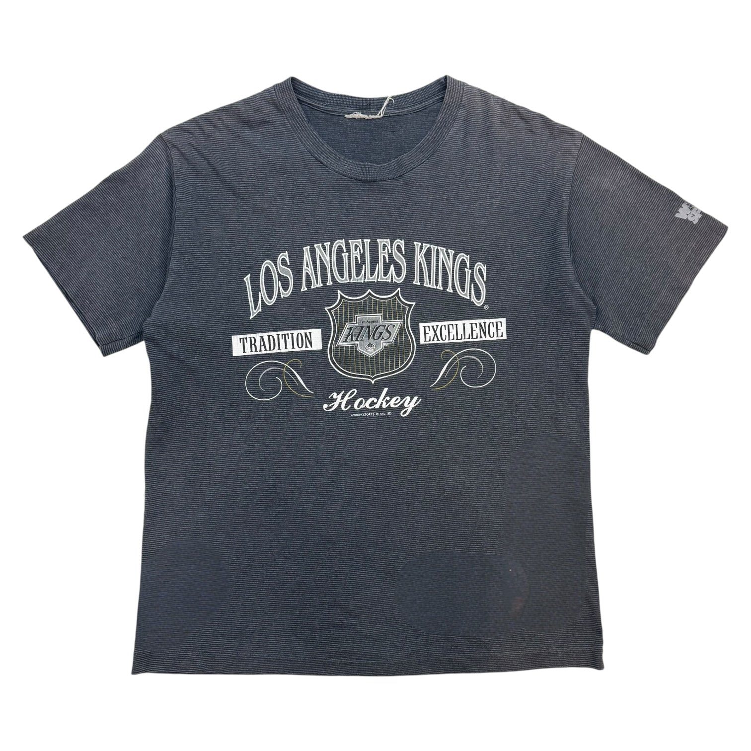 1992 Woody Sports Los Angeles Kings Tee Grey