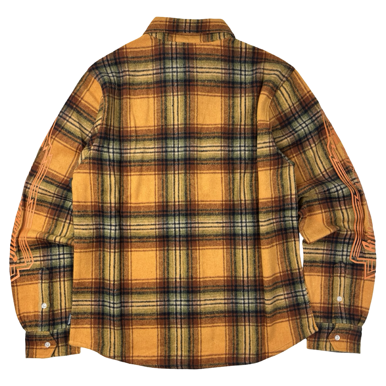 Billionaire Boys Club Flannel Shirt Bright Orange