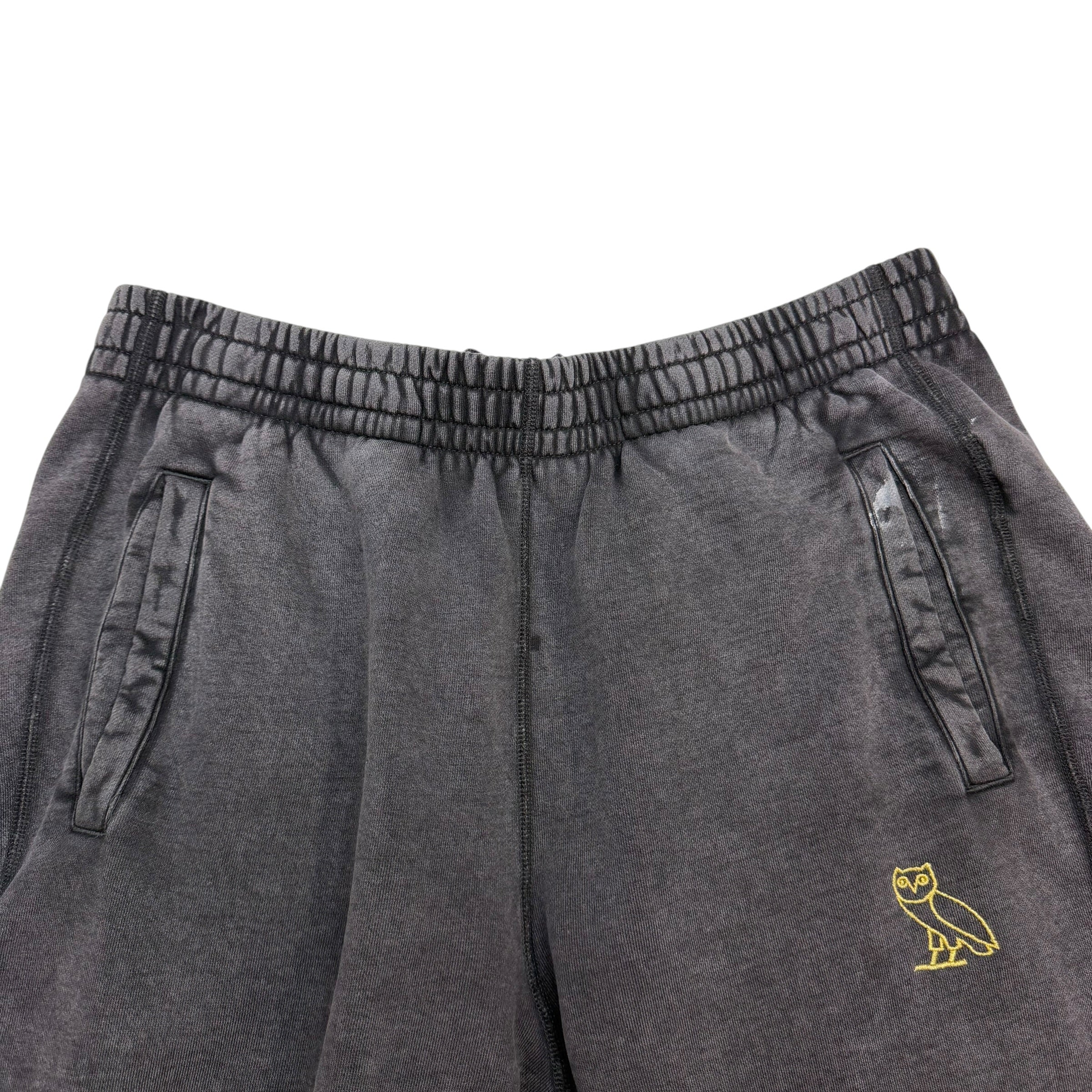 OVO Garment Dyed Sweatpants Black