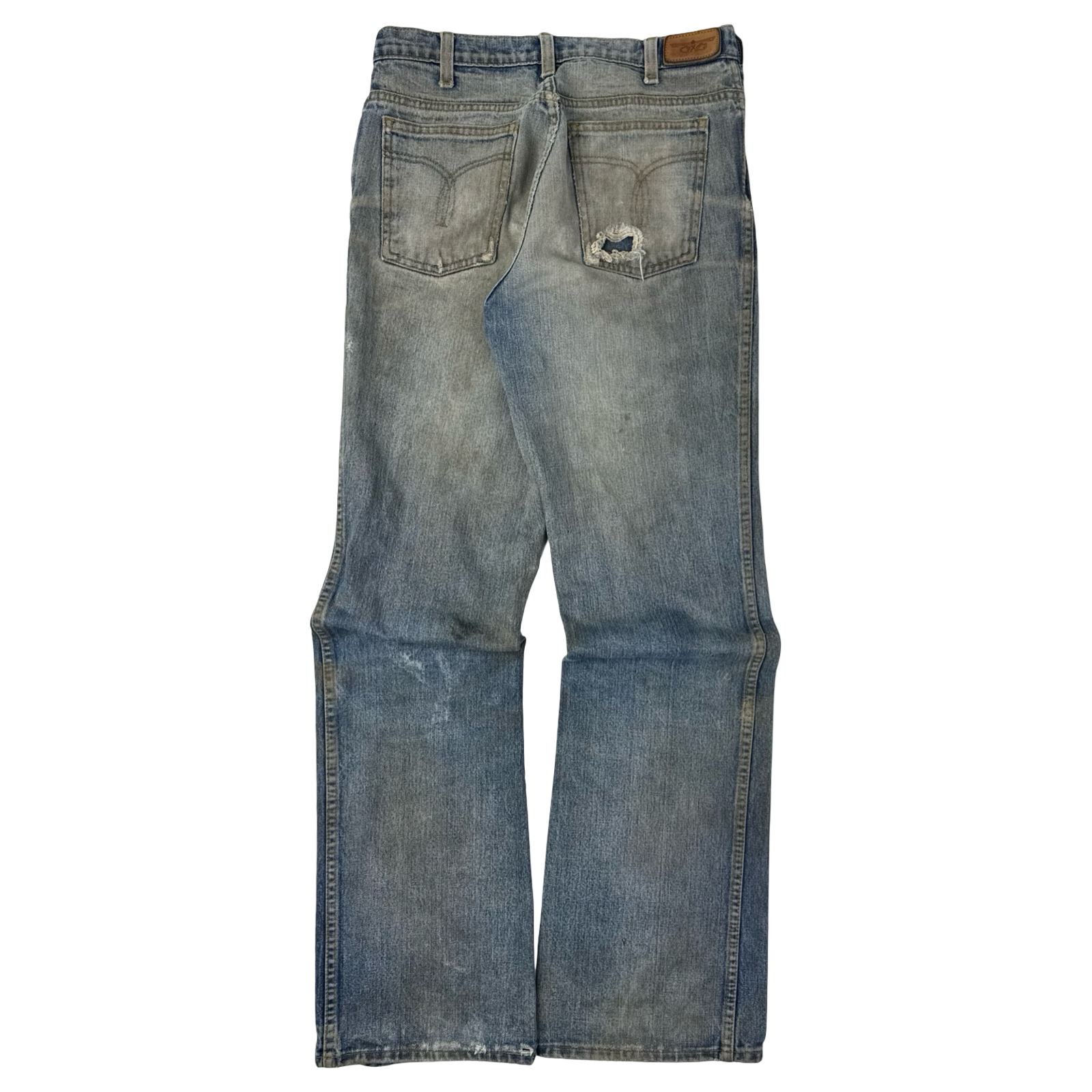 Vintage GWG Distressed Bootcut Denim Bottoms