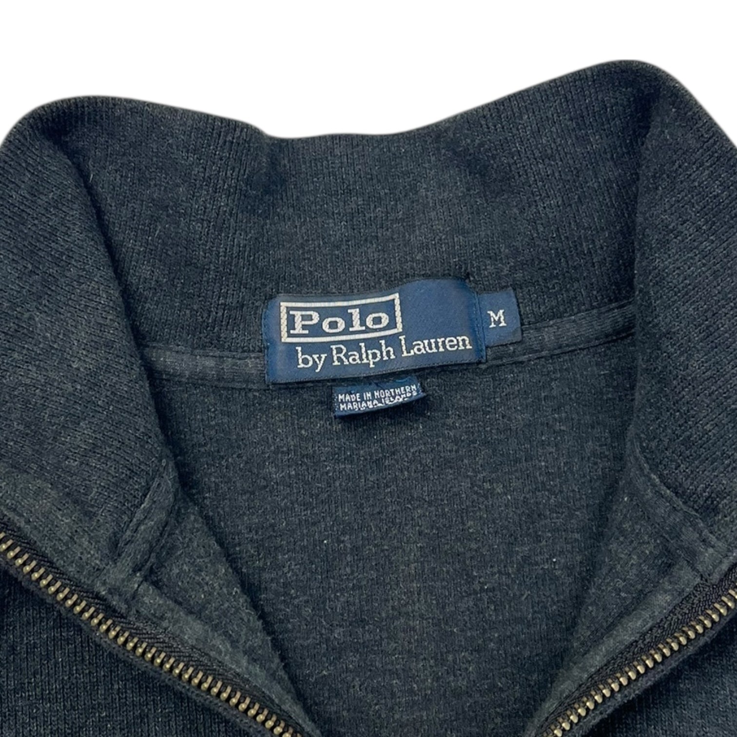 Vintage Polo Ralph Lauren 1/4 Zip Dark Grey