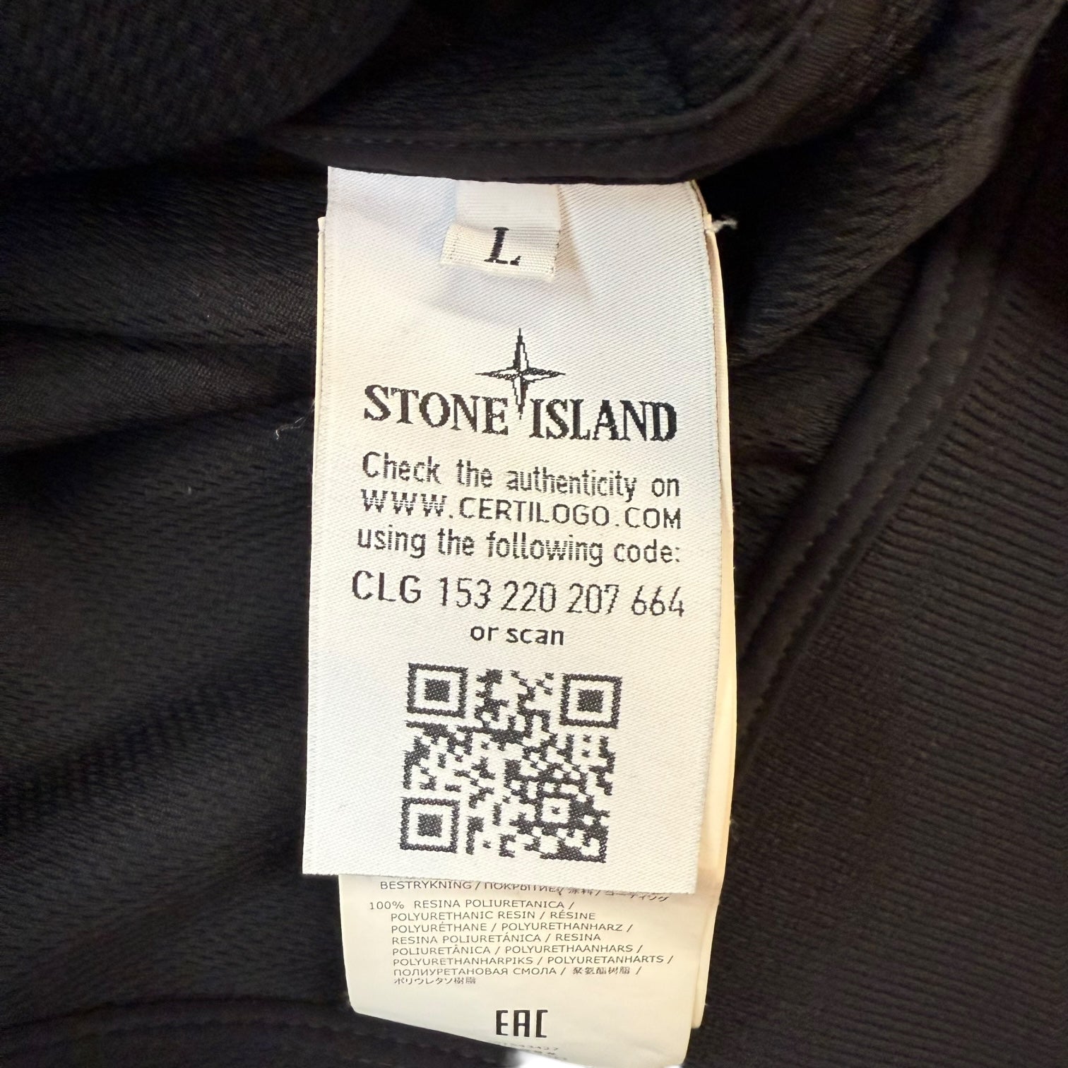 Stone Island Soft Shell R Jacket Black
