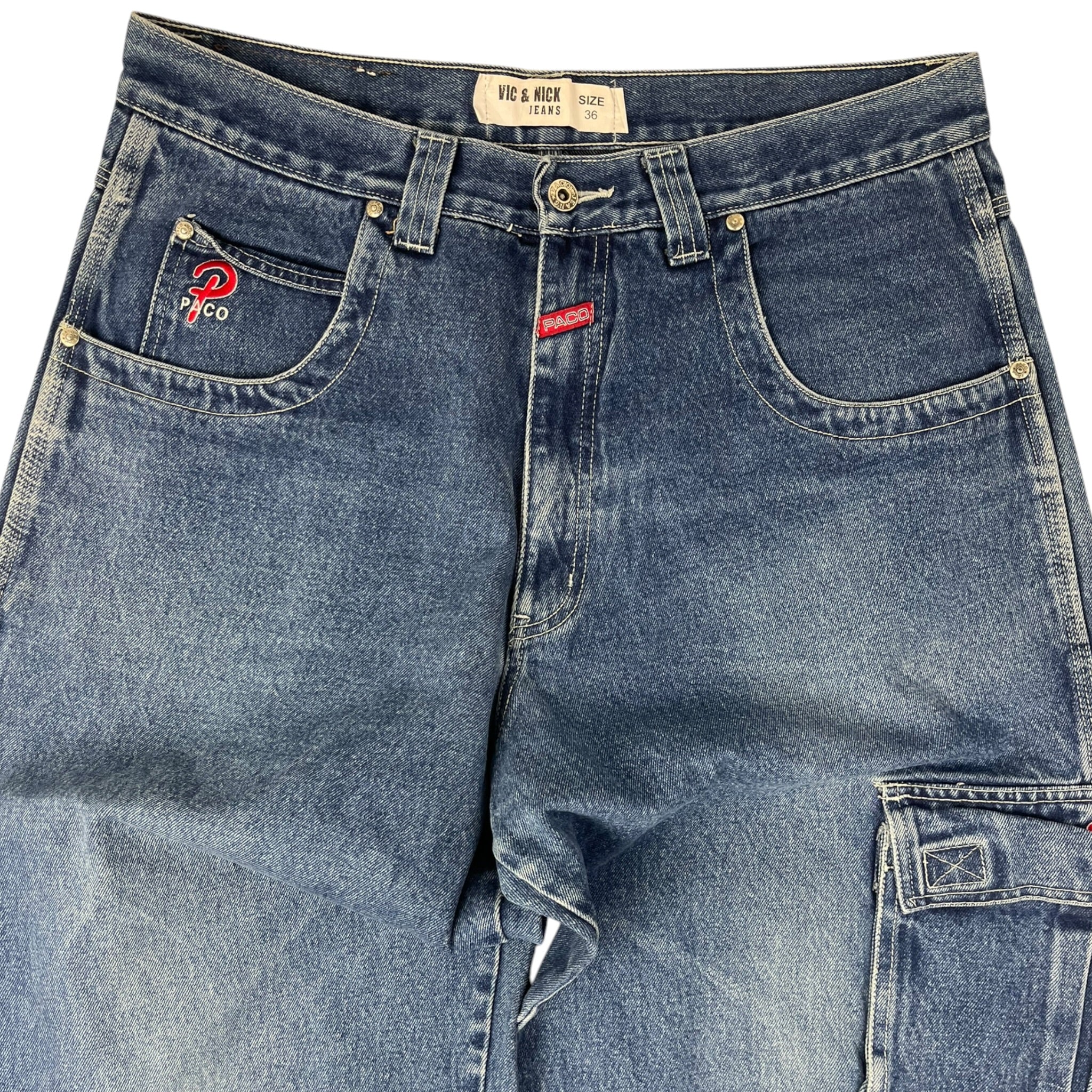 Vintage Paco Jeans Baggy Embroidered Denim