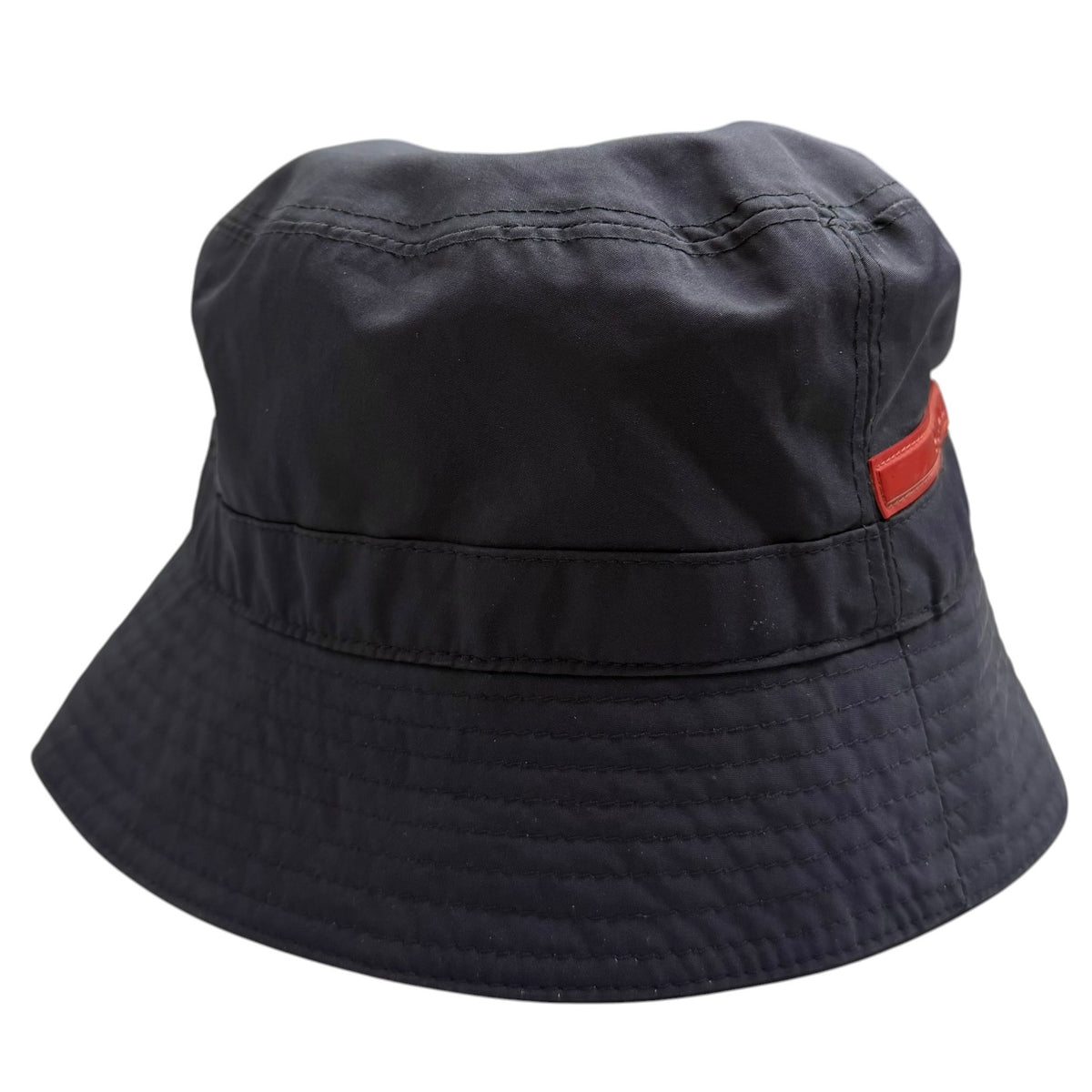 Vintage Prada Nylon Bucket Hat Navy