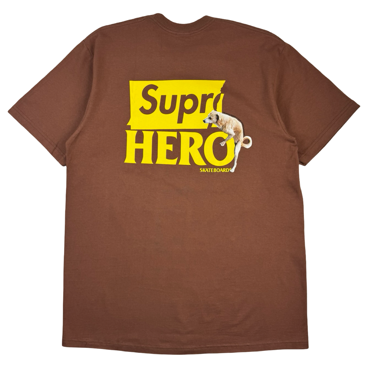 Supreme x ANTIHERO Dog Tee Brown