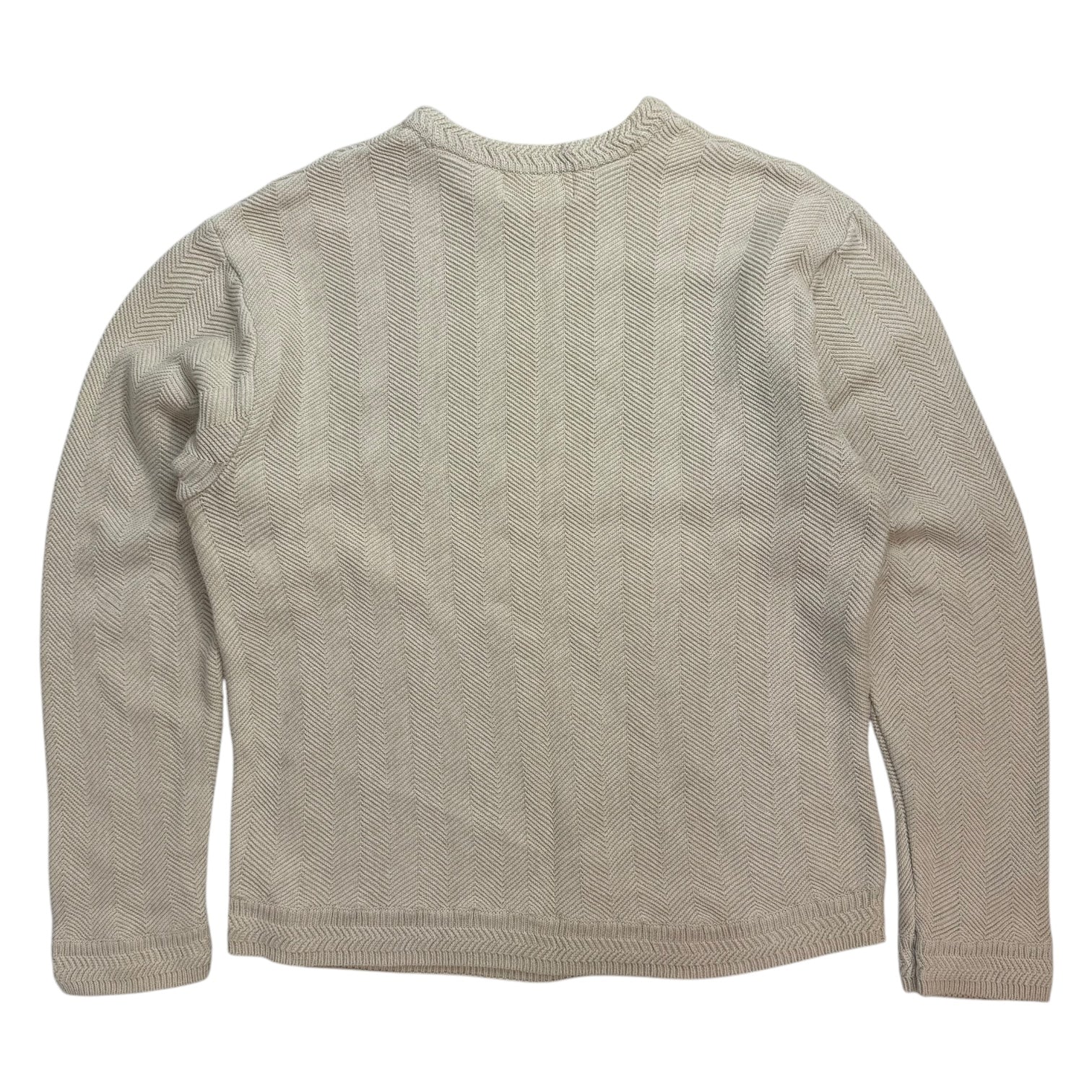 Vintage Chaps Knit Sweater Cream