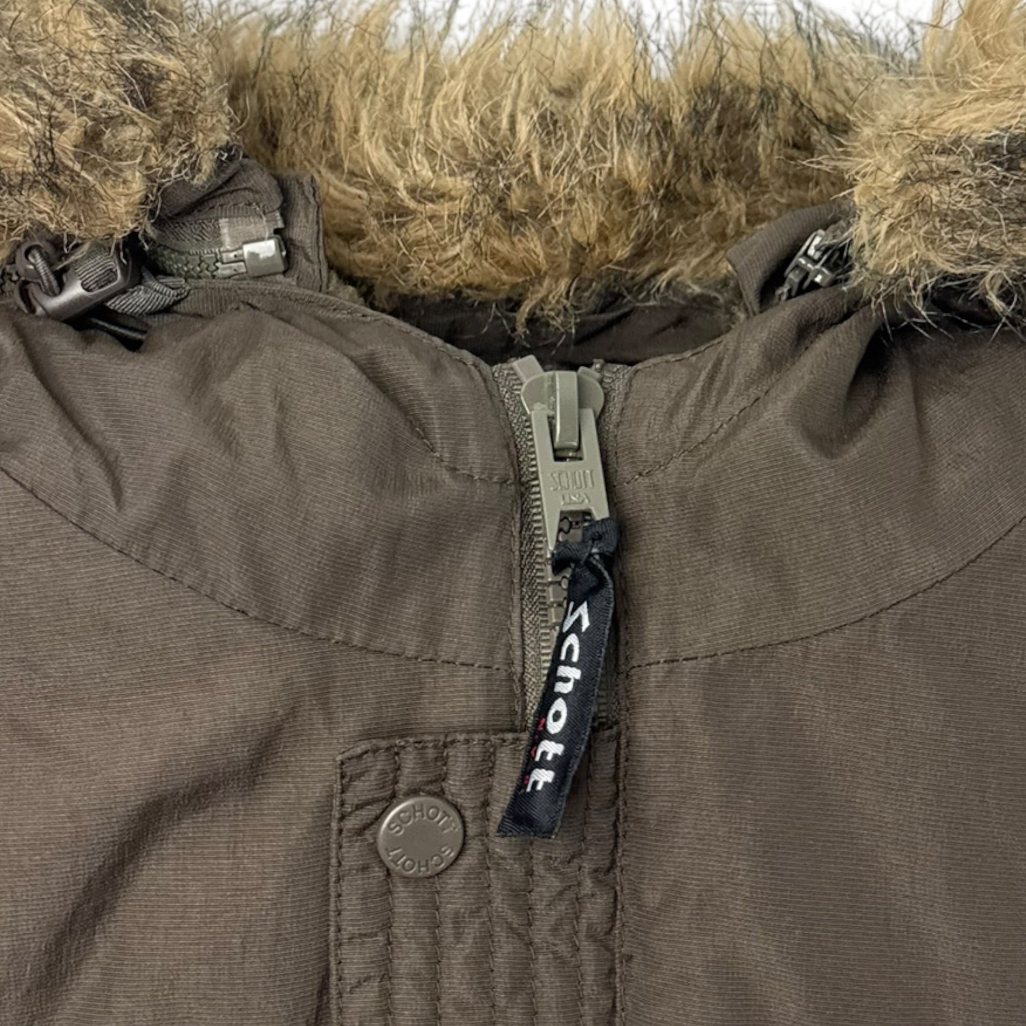 Vintage Schott NYC Military Parka Jacket