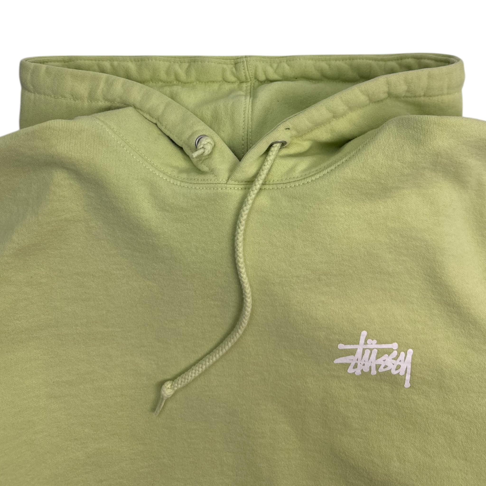 Stussy Classic Logo Hoodie Pastel Lime