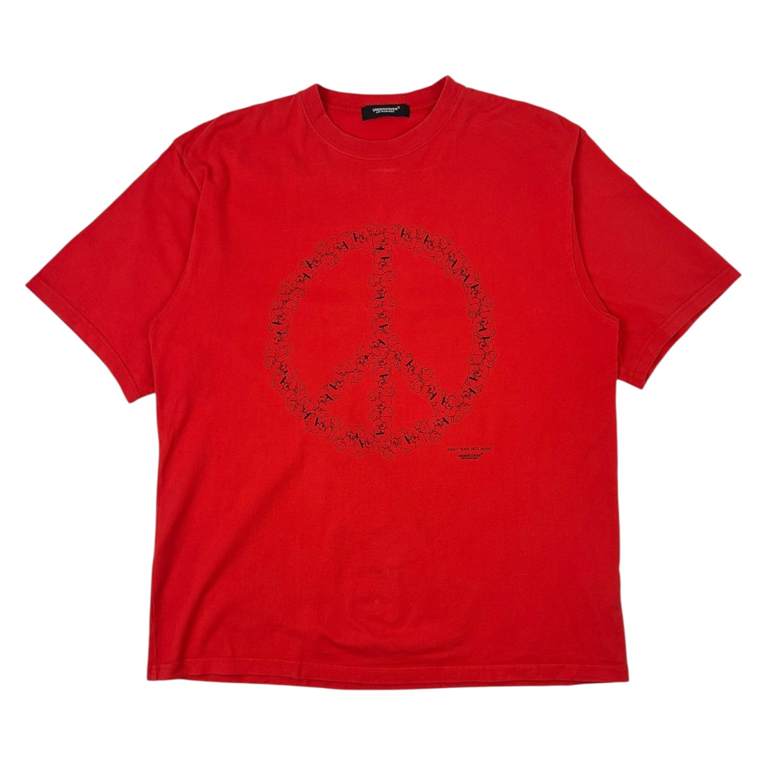 Undercover Peace Sign T-Shirt Red