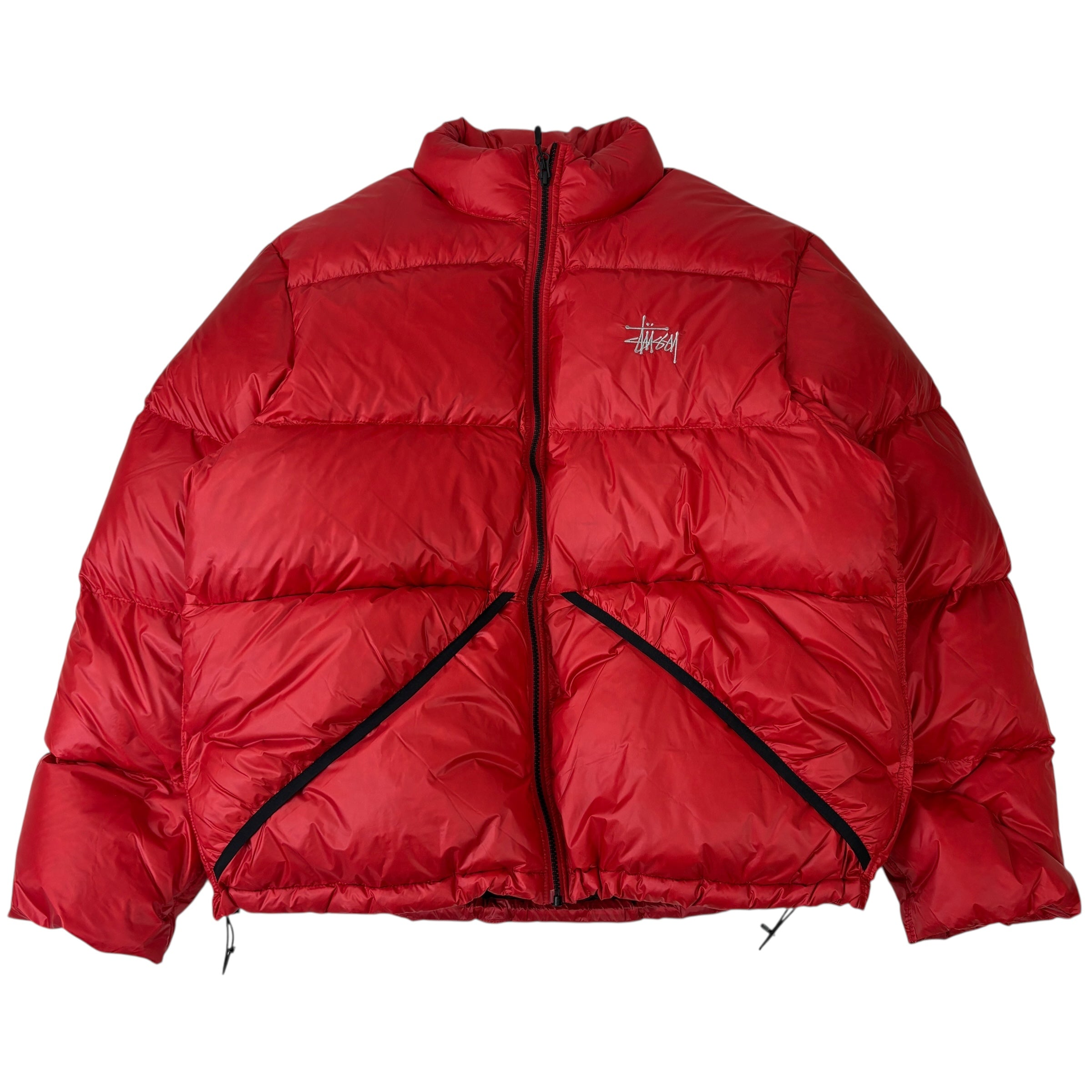 Stussy Micro Ripstop Down Jacket Red