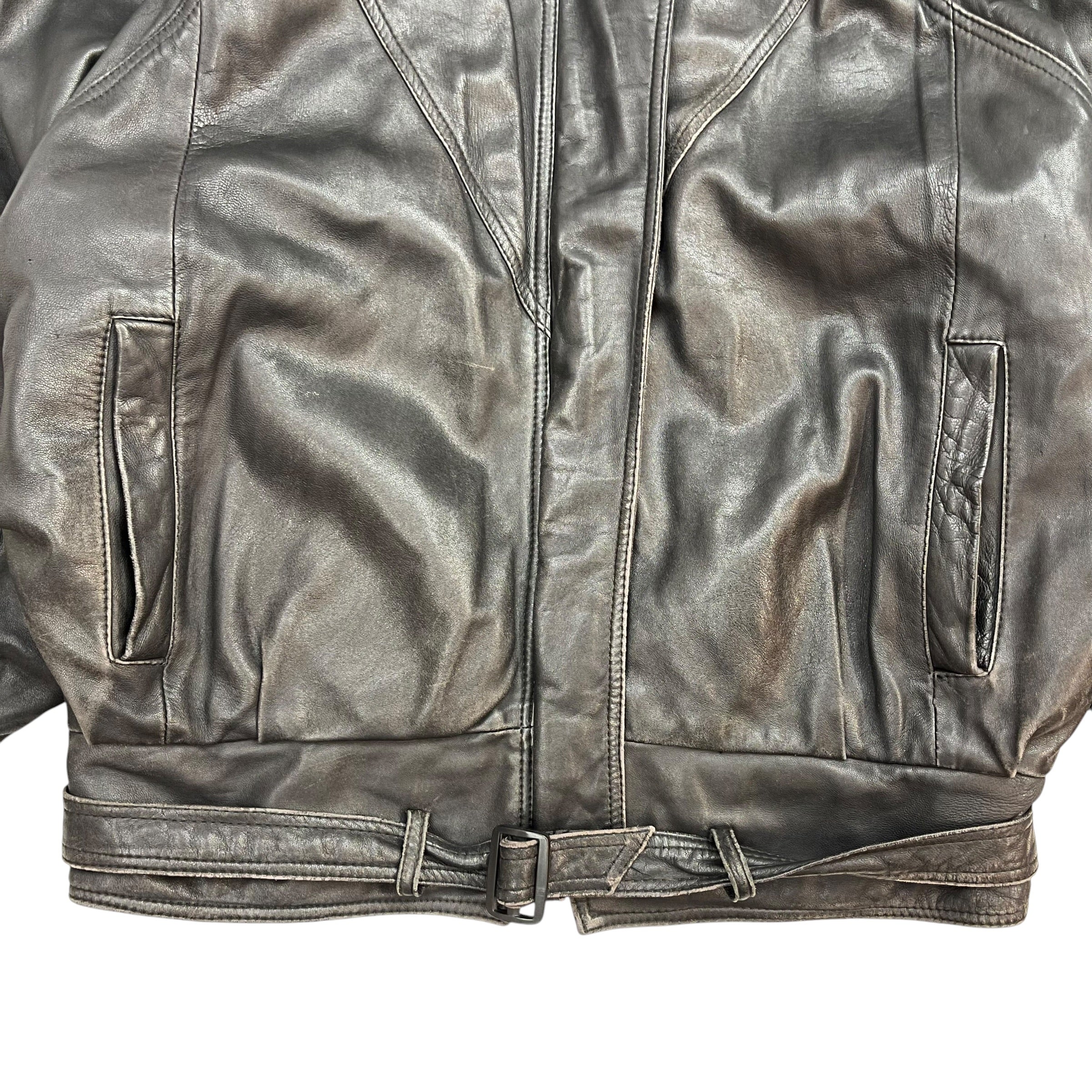 Vintage Roxy Leather Jacket Black