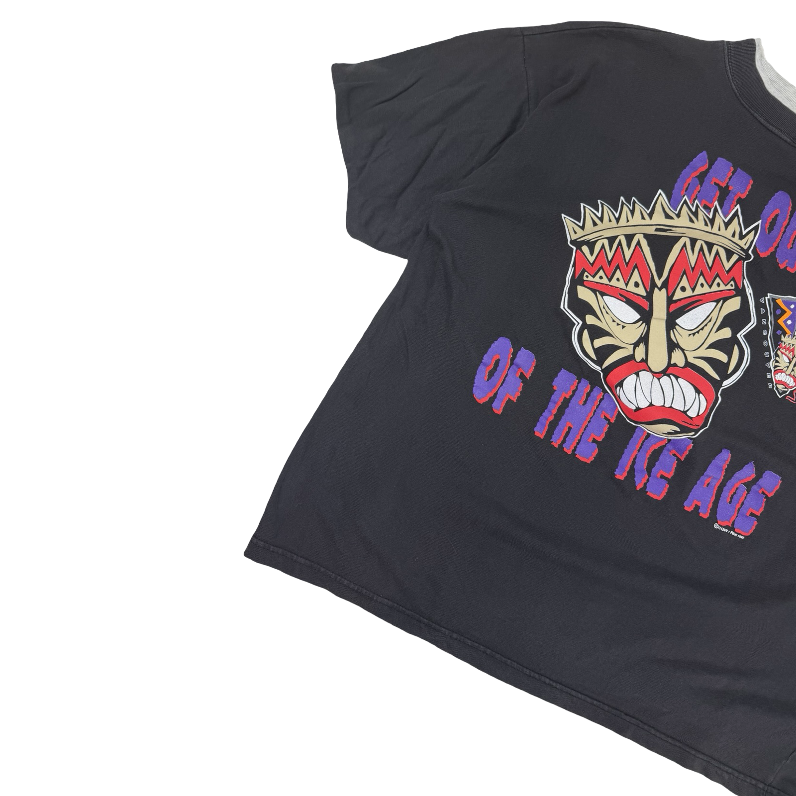 Vintage 1990s Vancouver VooDoo Roller Hockey Double Layer T-Shirt