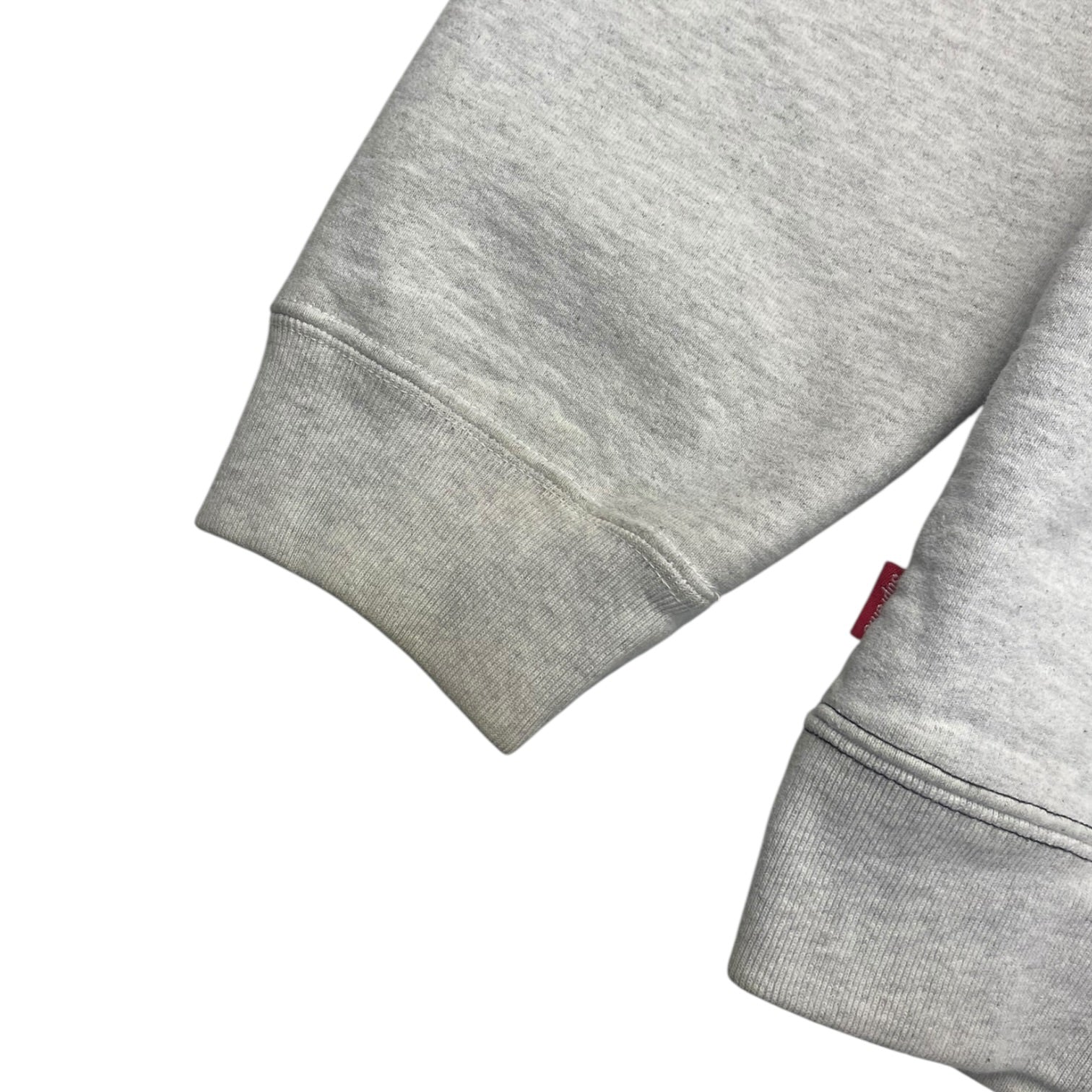 Supreme Split Arc Logo Crewneck Black/Grey