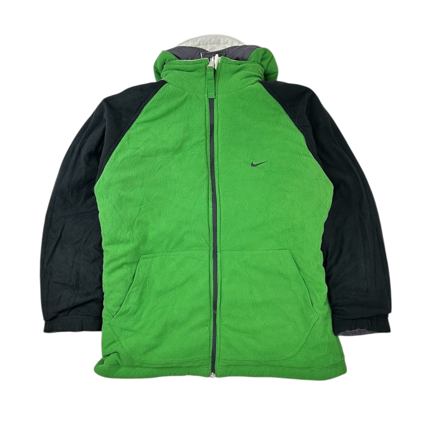Vintage Nike Reversible Puffer Jacket Green/Gray