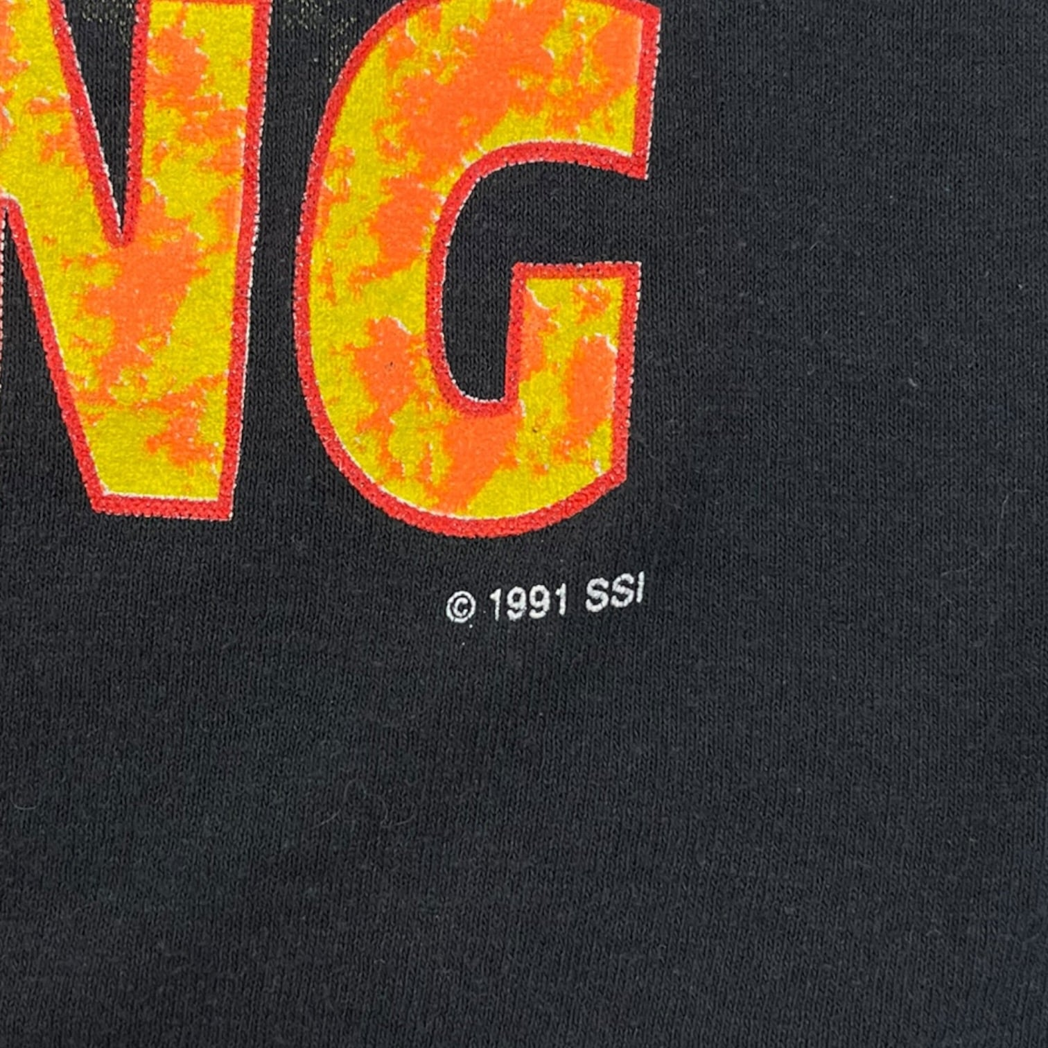 1991 'Relax, Go Camping' Humor T-Shirt Faded Black