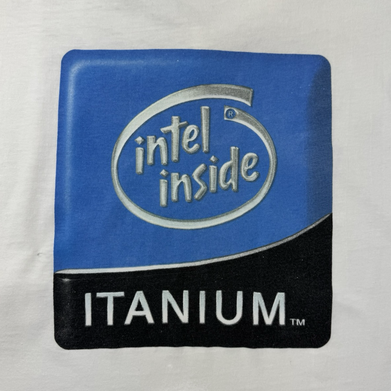 2001 Intel Inside Itanium Technology Promo T-Shirt