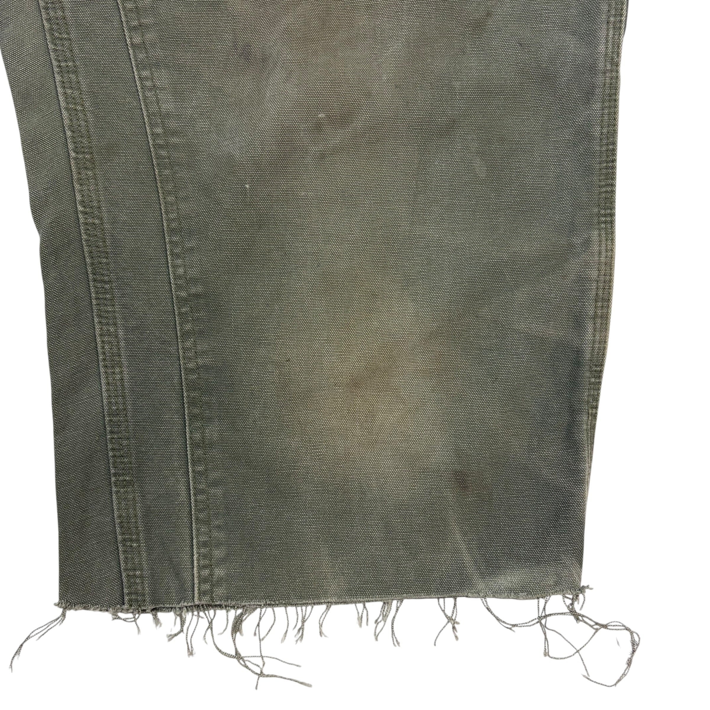 Vintage Carhartt Double Knee Shorts Green