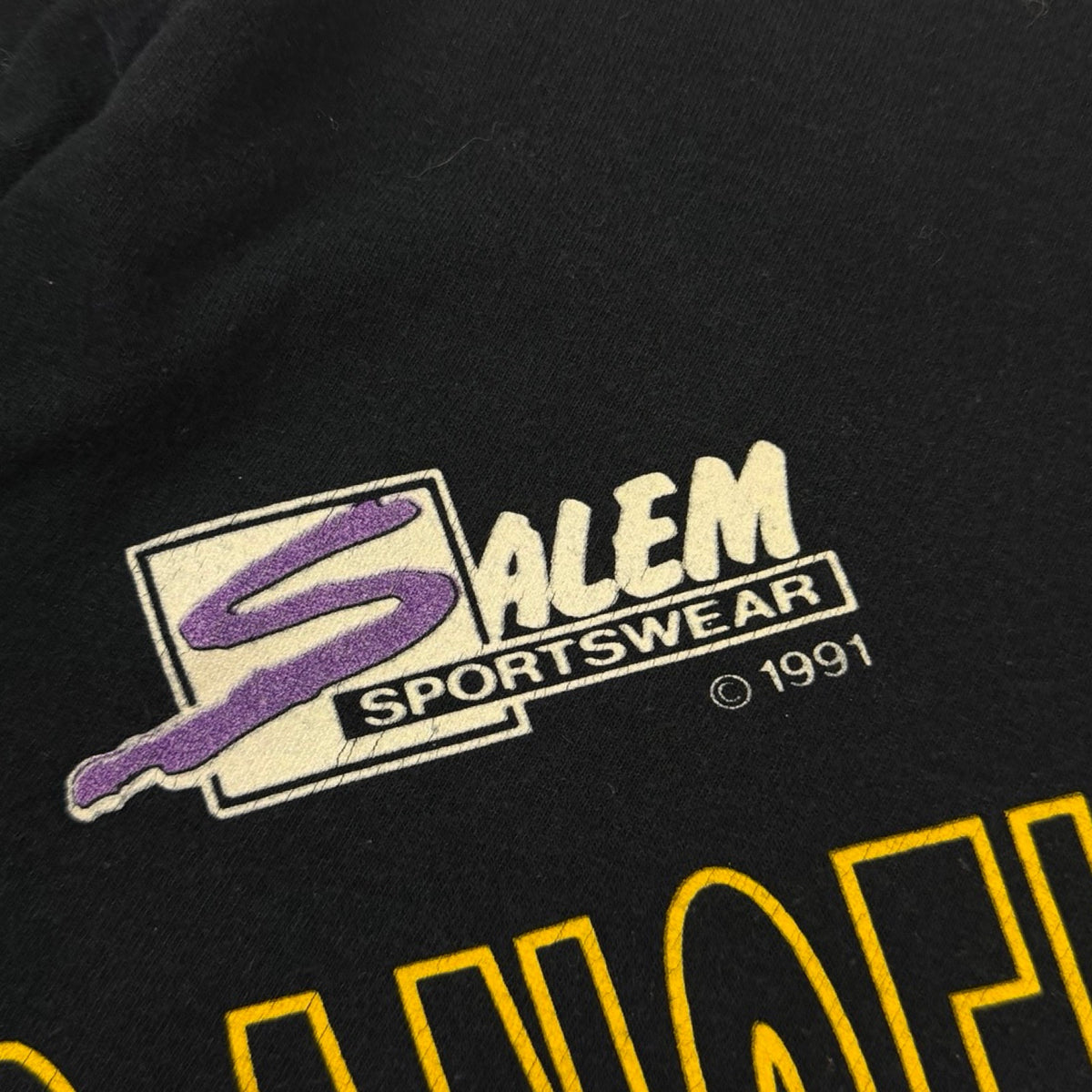 1991 Salem NBA Los Angeles Lakers  AOP T-Shirt Black