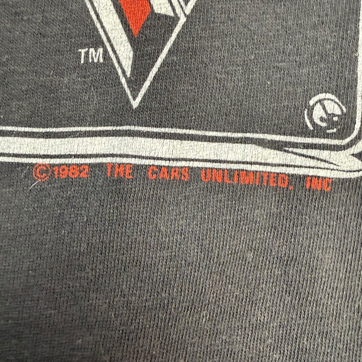 1982 The Cars On The Road Tee Black