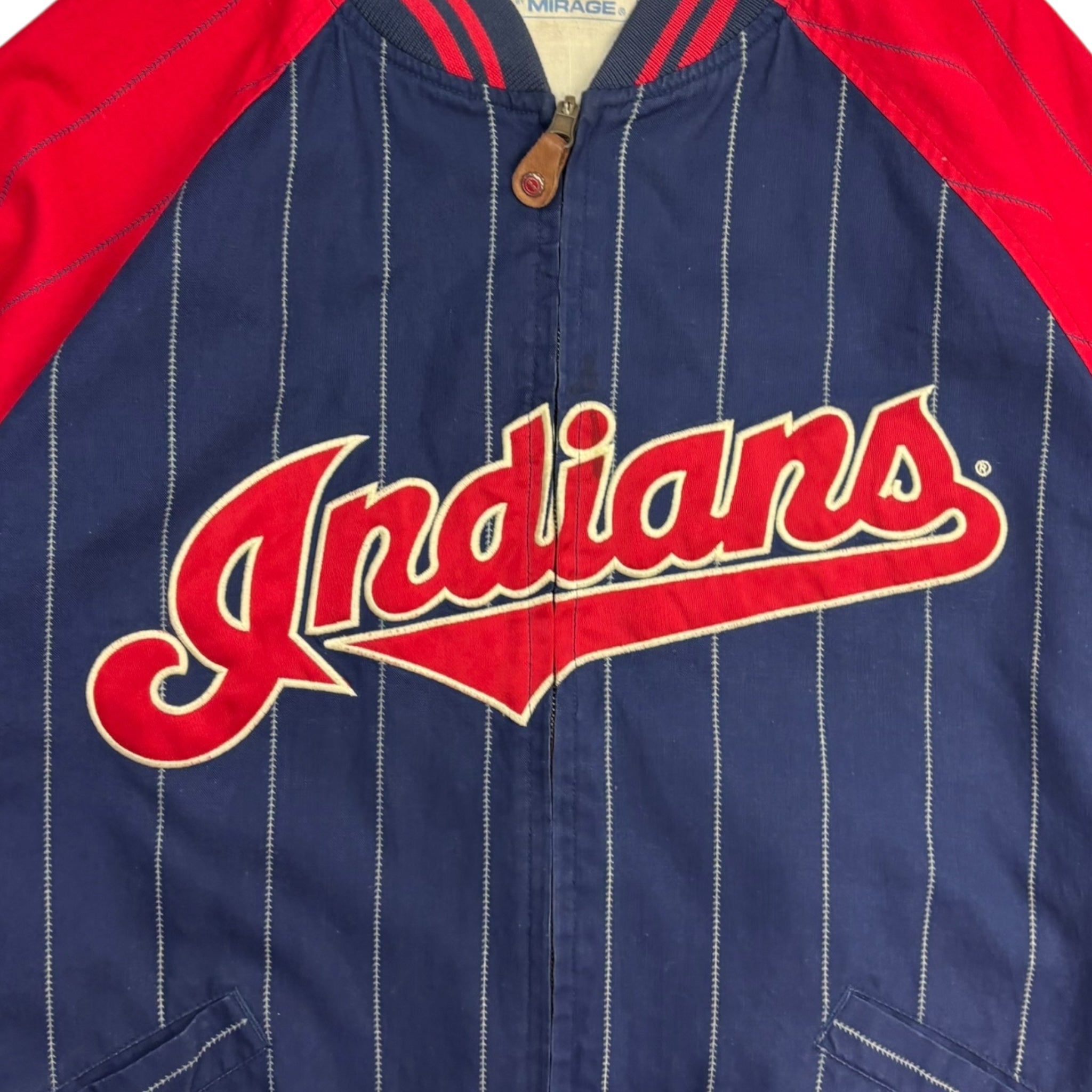 1997 All Star Game Indians Reversible MLB Zip Jacket