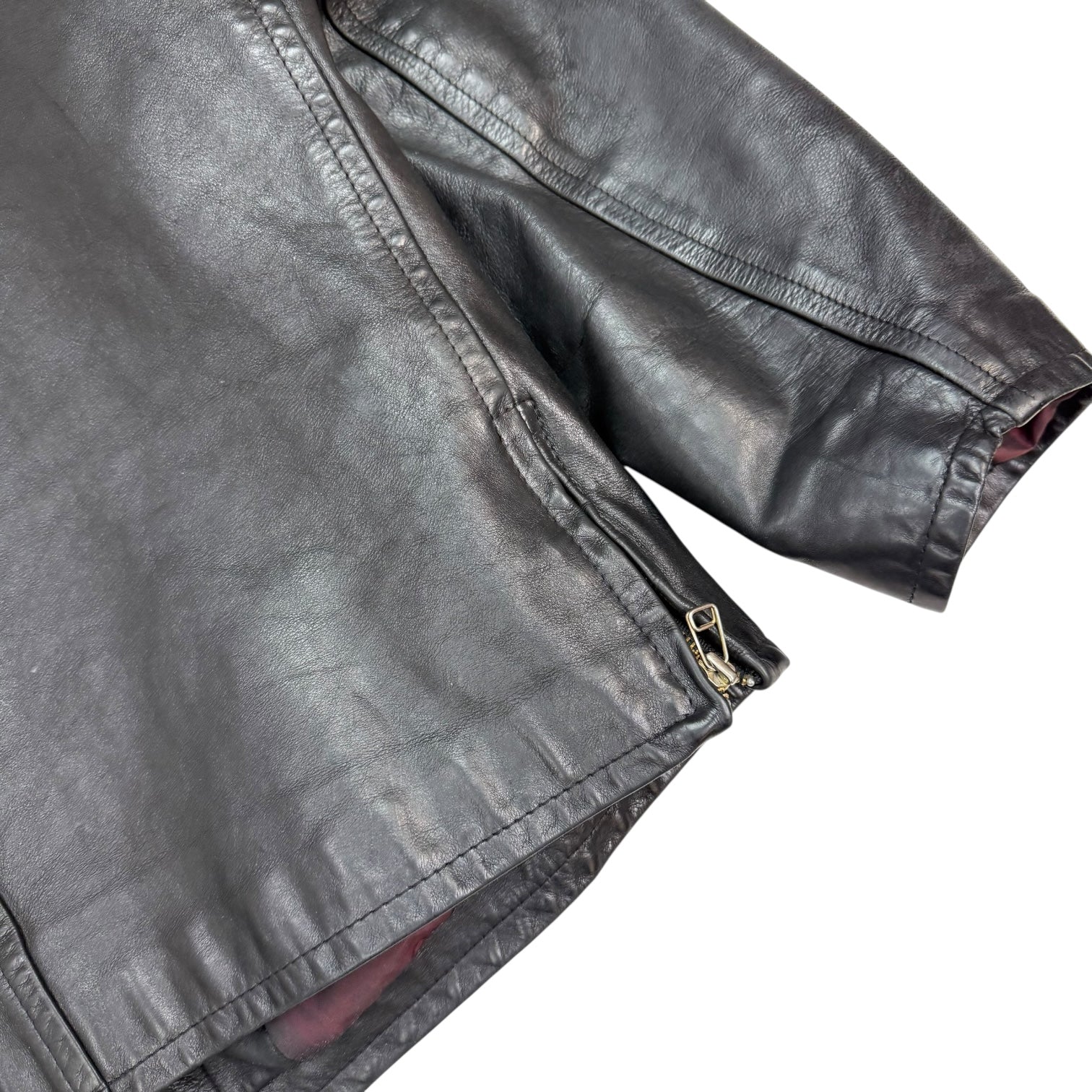 Vintage Schott NYC Leather Jacket Black