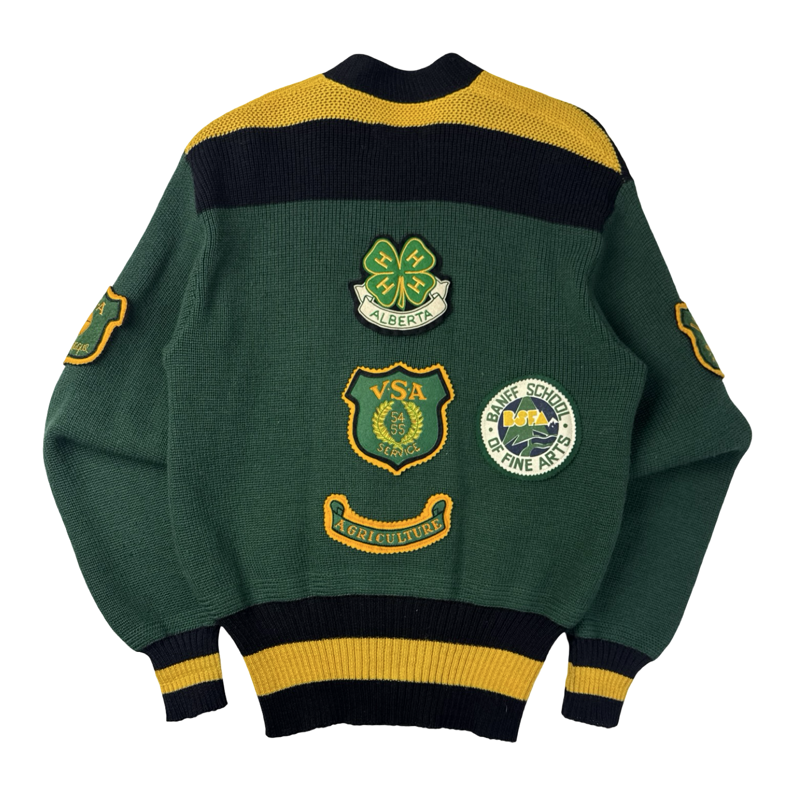 True Vintage Cloverdale Knitting Mills Zip Caridgan