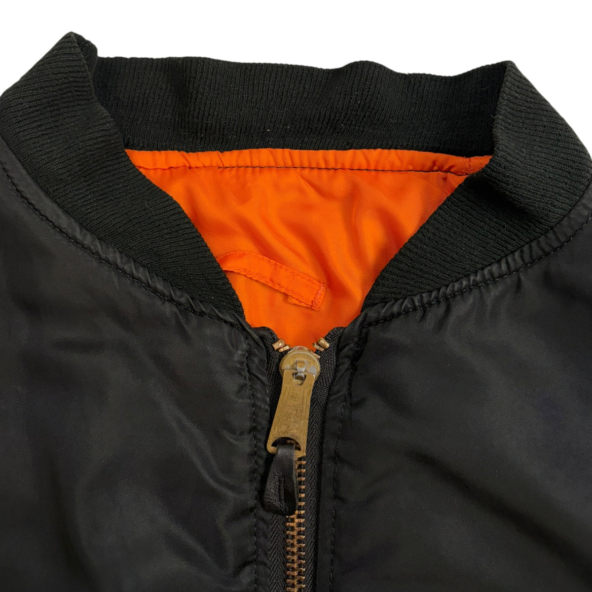 Vintage Alpha Industries Flight MA-1 Bomber Jacket Black