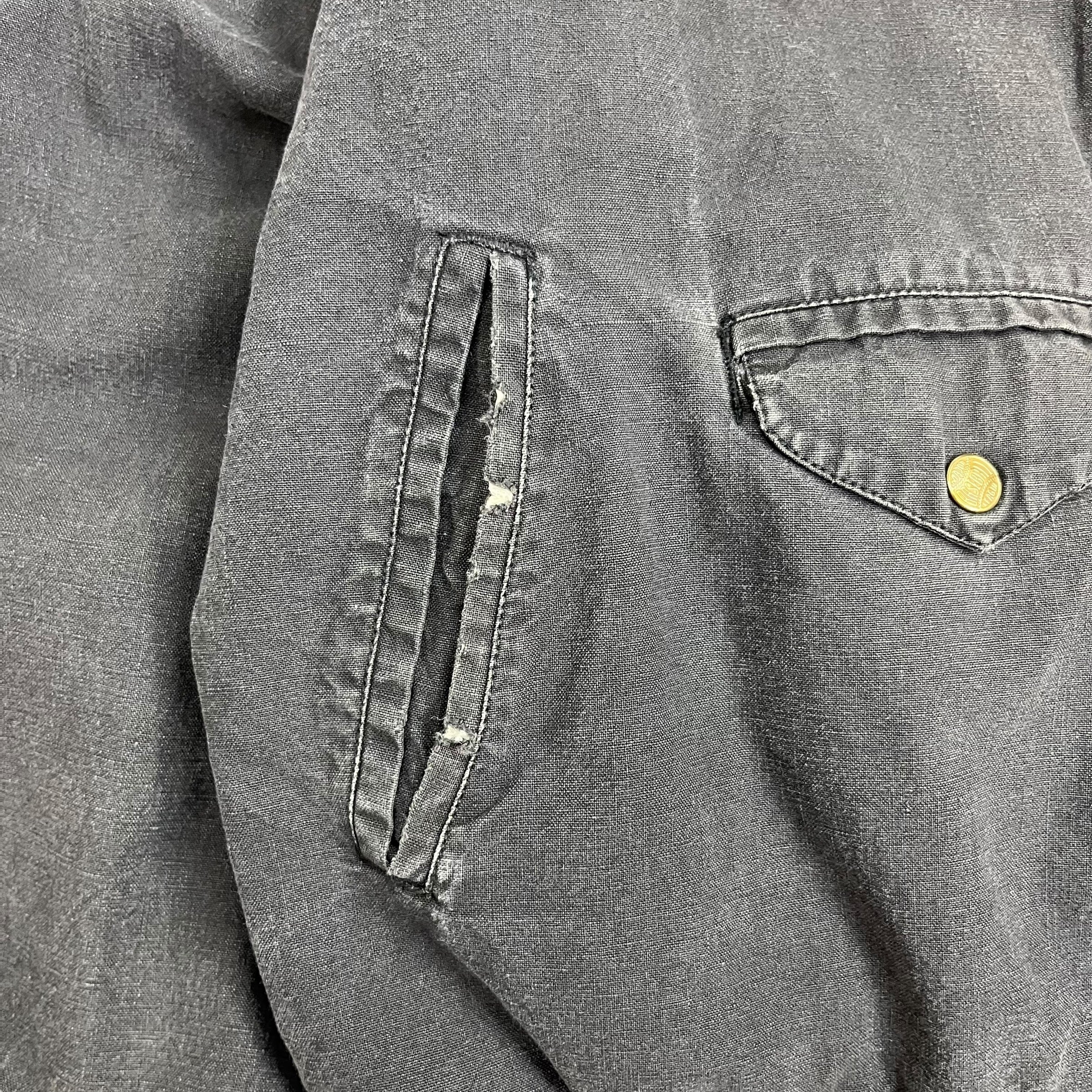 Vintage Mirage Chicago White Sox Varsity Jacket Faded Black