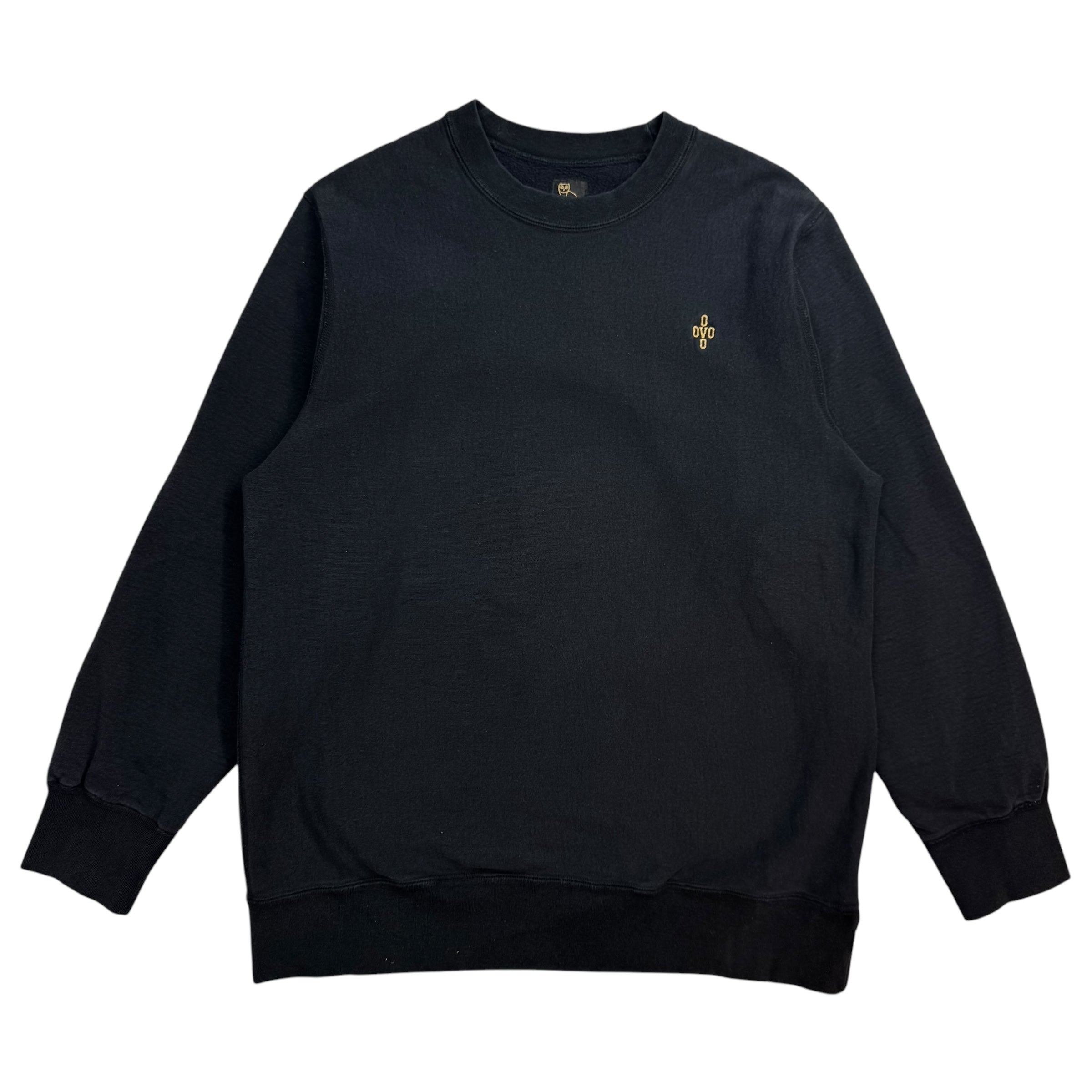 OVO Corner Logo Crewneck Black