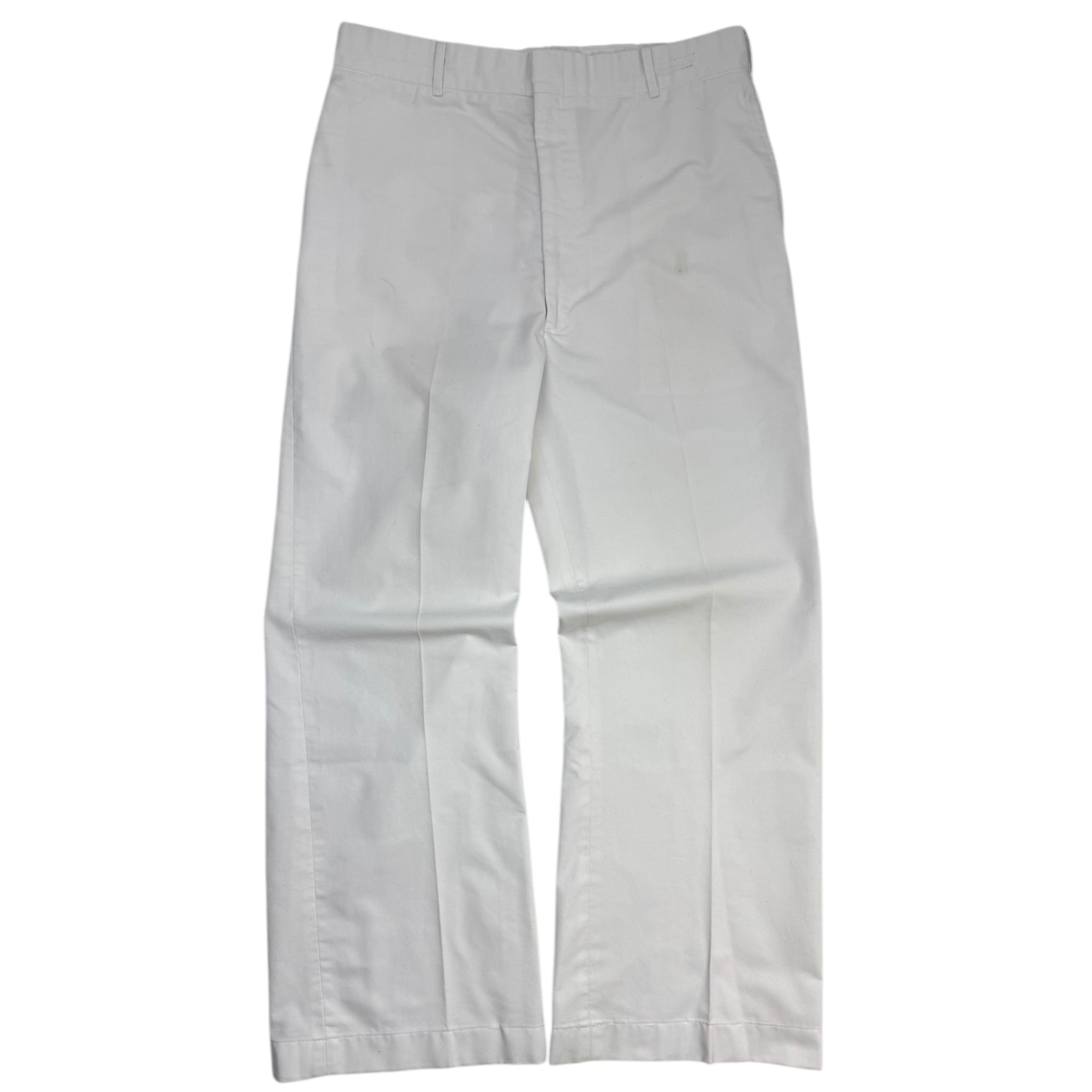 Vintage J.H. Rutter-Rex Navy Trousers White