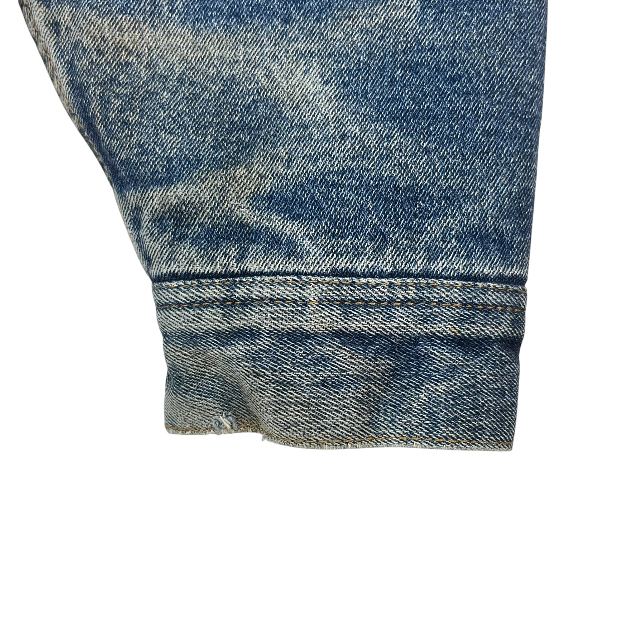 Vintage Lee Storm Rider Denim Jacket Medium Wash