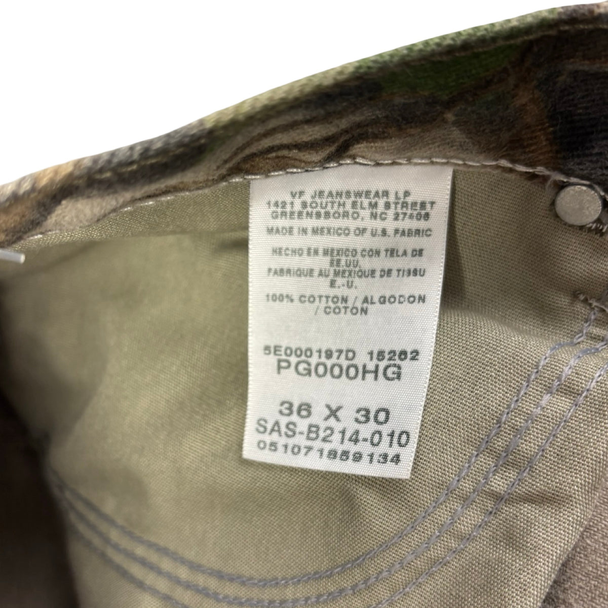 Vintage Pro Gear Wrangler Trouser Pant Real Tree Camo
