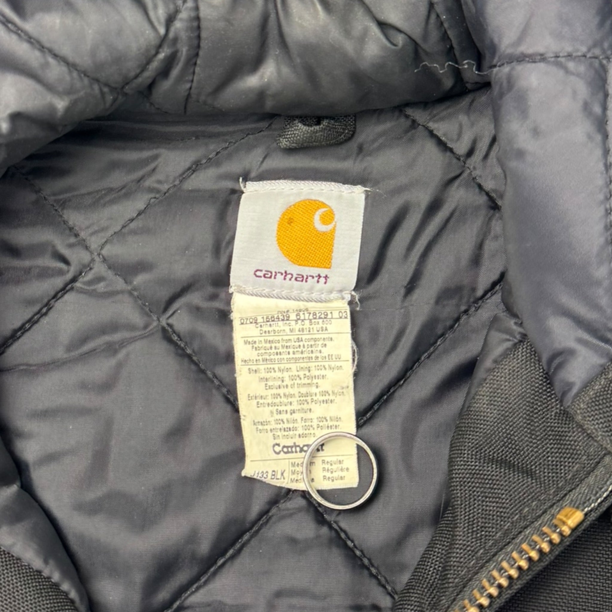Carhartt Extreme J-133 Nylon Hooded Zip Up Jacket