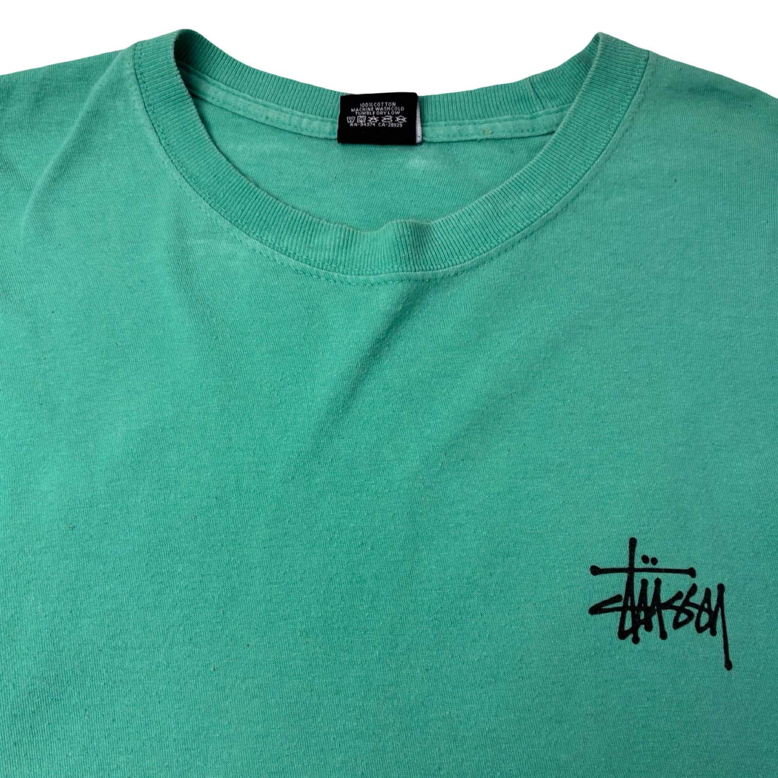 Stussy Stock Logo L/S Mint