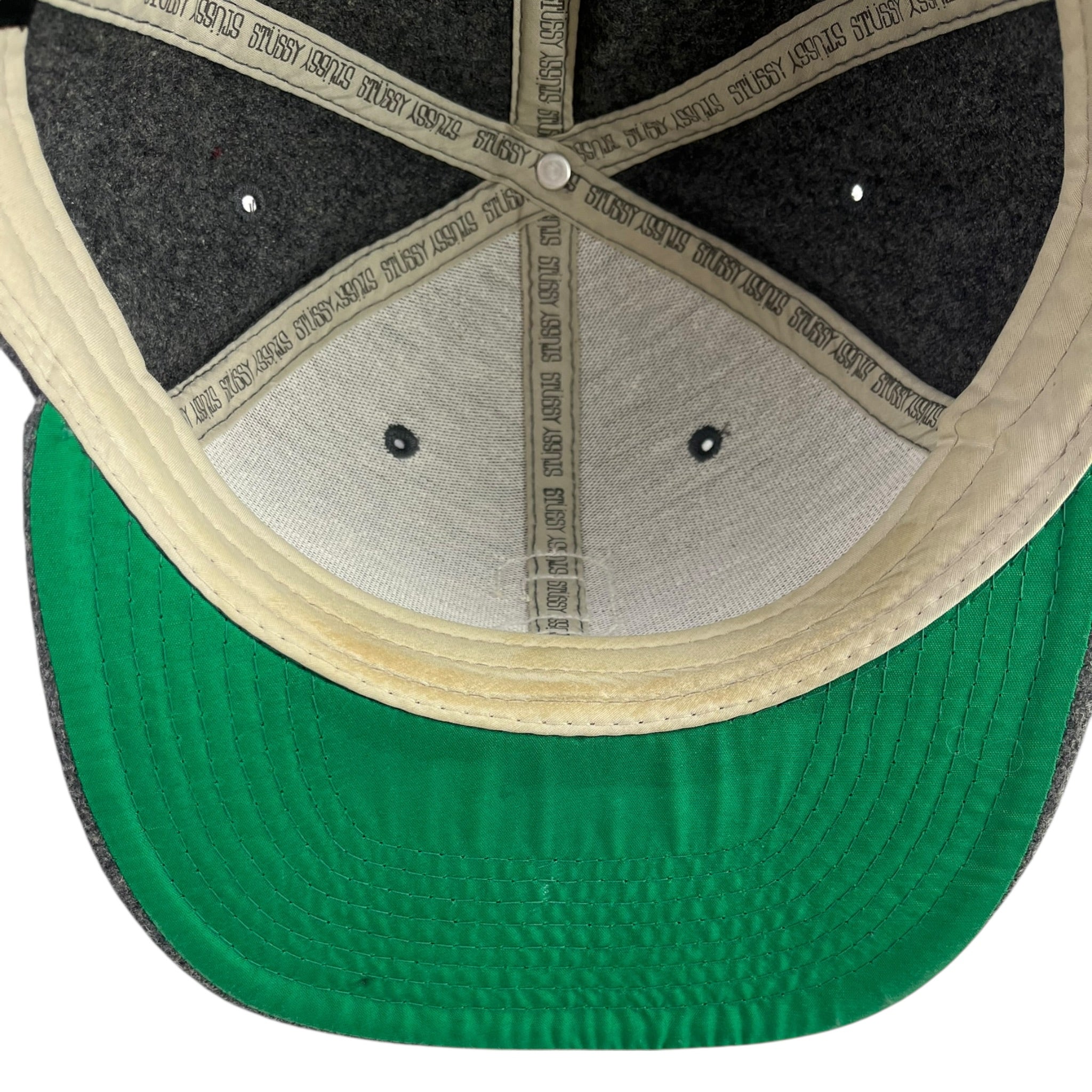 Stussy Wool S Logo Snapback